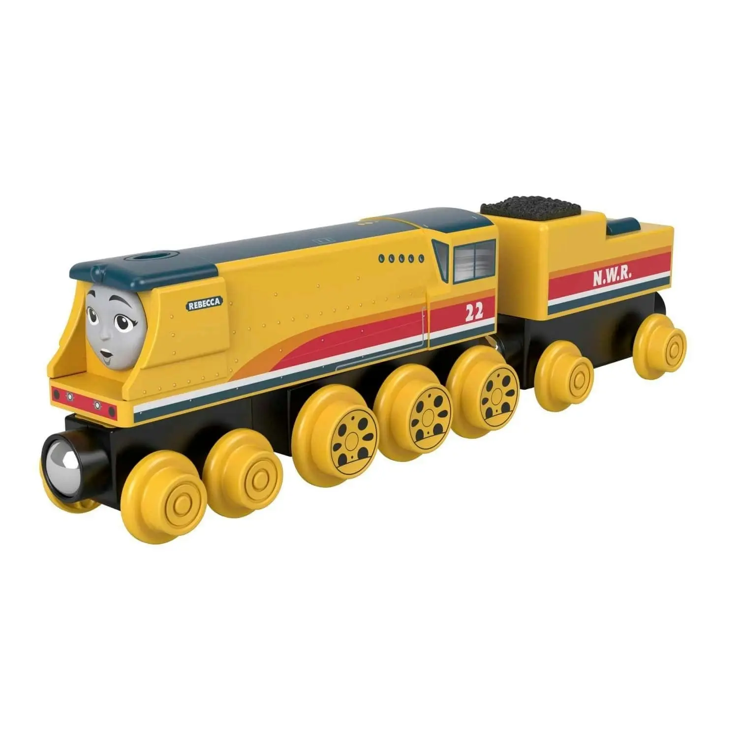 Thomas & Friends Wooden Railway Rebecca Train Engine And Coal Car