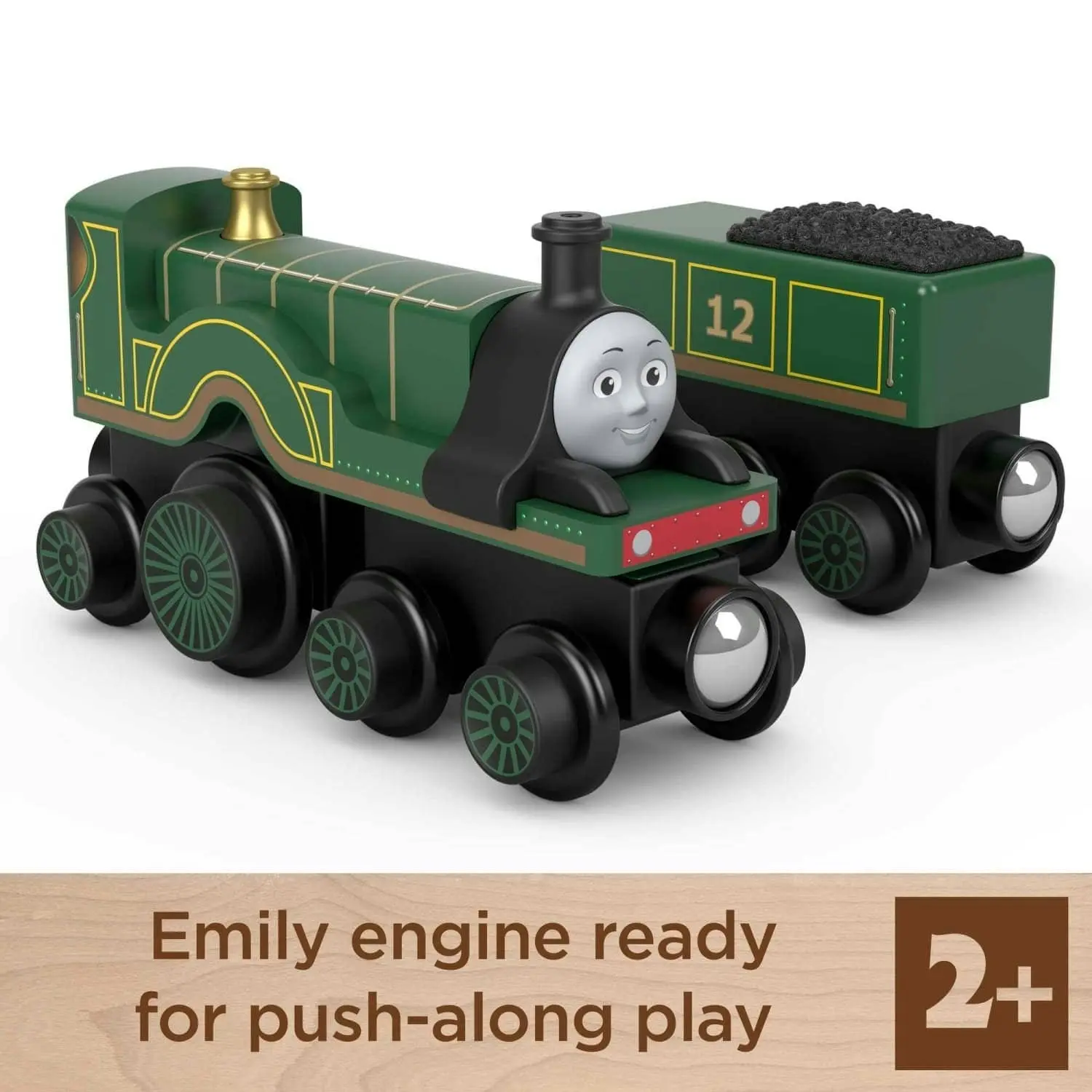 Thomas & Friends Wooden Railway Emily Engine And Coal Car