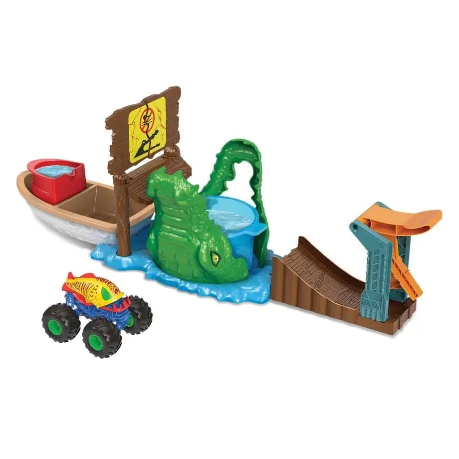 Hot Wheels® -  Monster Trucks Swamp Chomp  Playset