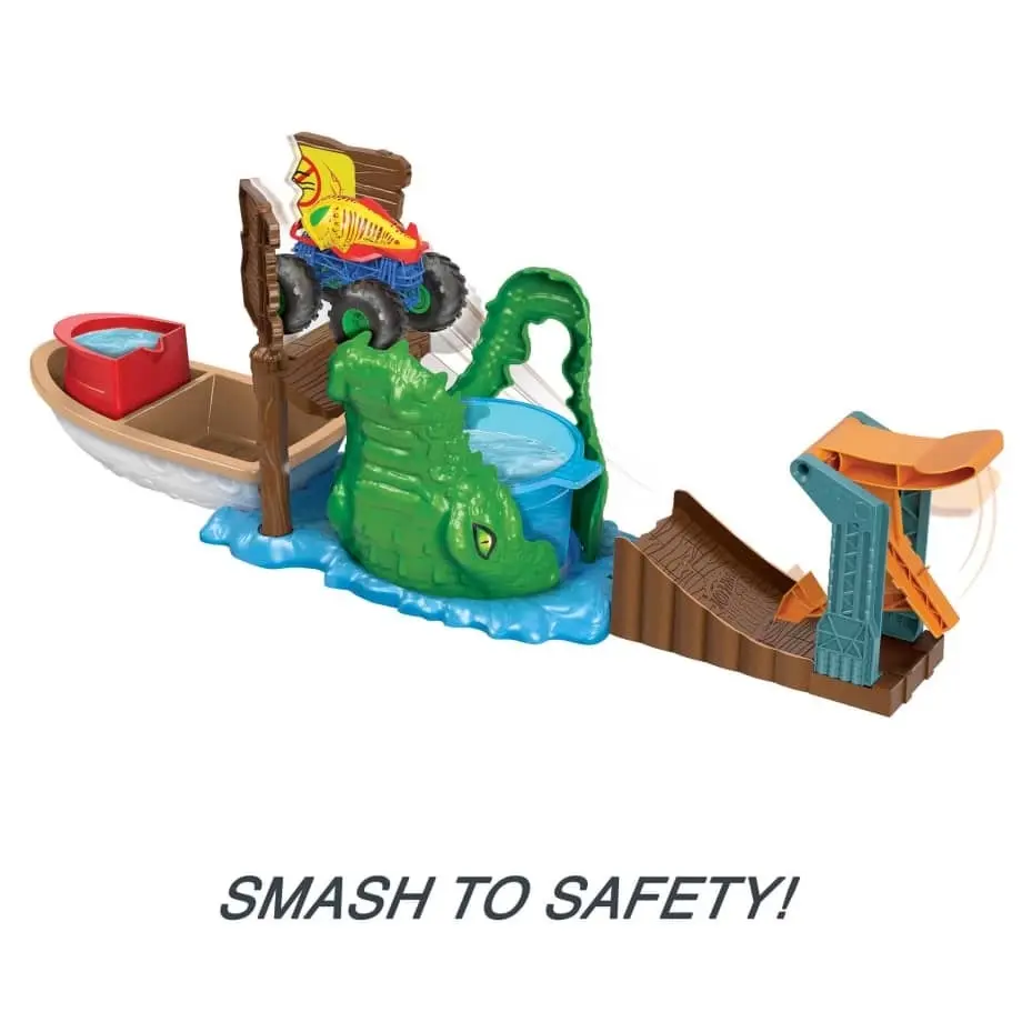 Hot Wheels® -  Monster Trucks Swamp Chomp  Playset