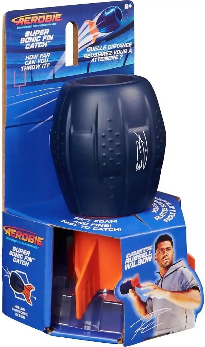 Aerobie - Super Sonic Fin Catch Football - Spin Master