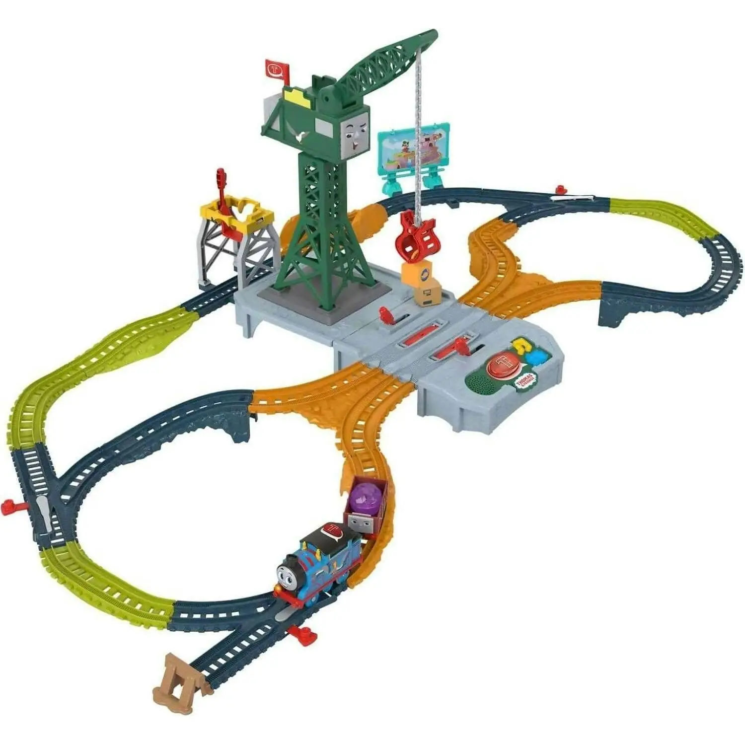 Fisher-price - Thomas & Friends Talking Cranky Delivery Train Set With Songs Sounds & Phrases For Kids