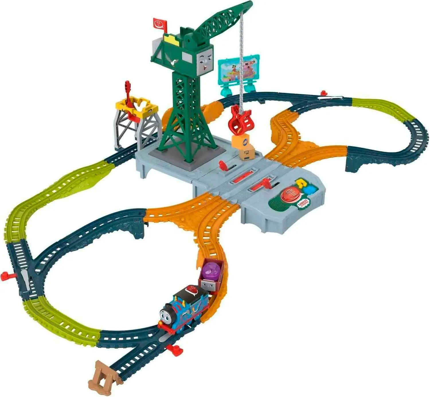 Fisher-price - Thomas & Friends Talking Cranky Delivery Train Set With Songs Sounds & Phrases For Kids