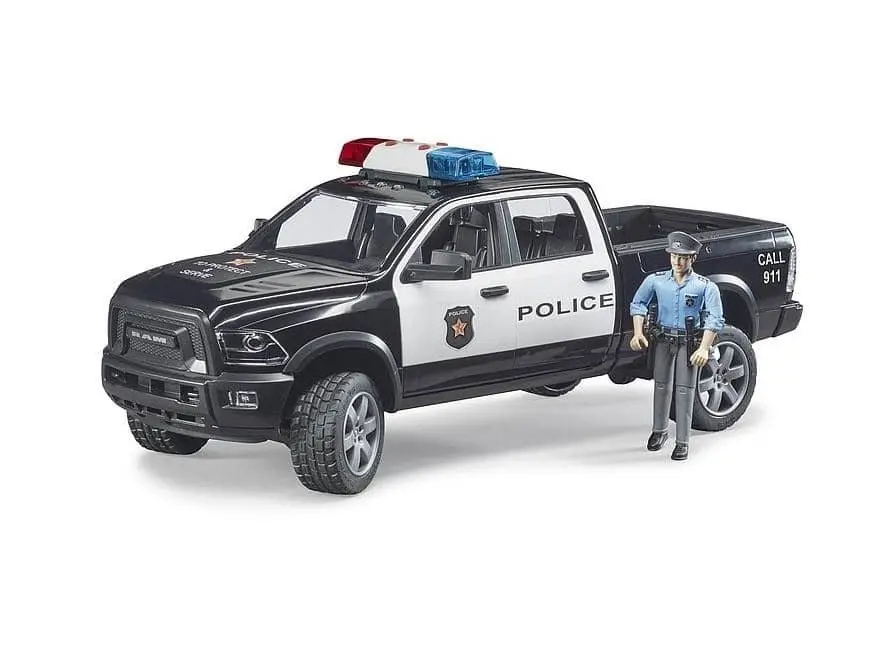 Bruder - Ram 2500 Police Pick-up Truck With Police Officer - Bruder Emergency