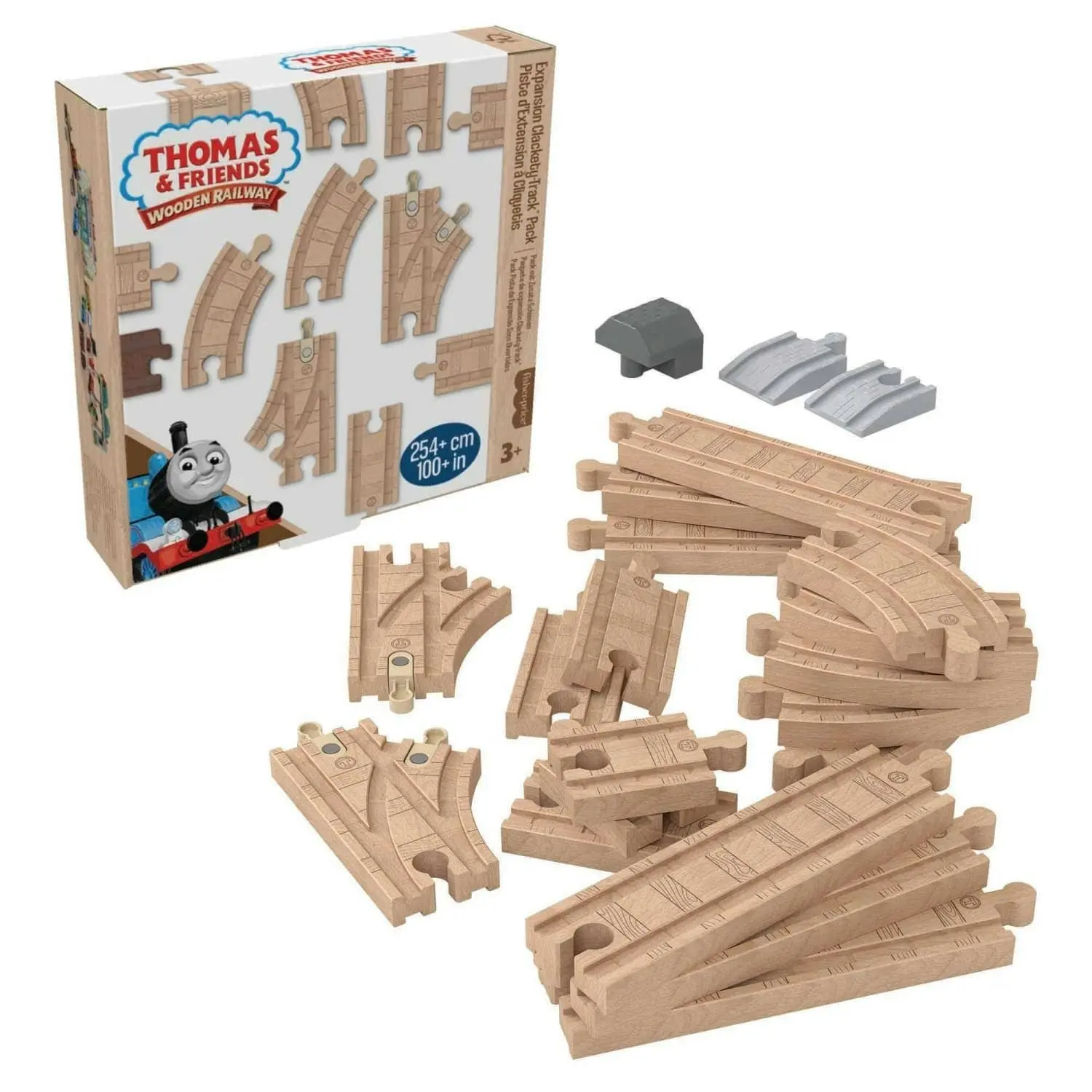 Thomas & Friends Wooden Railway Expansion Clackety Track Pack Train Track Pack