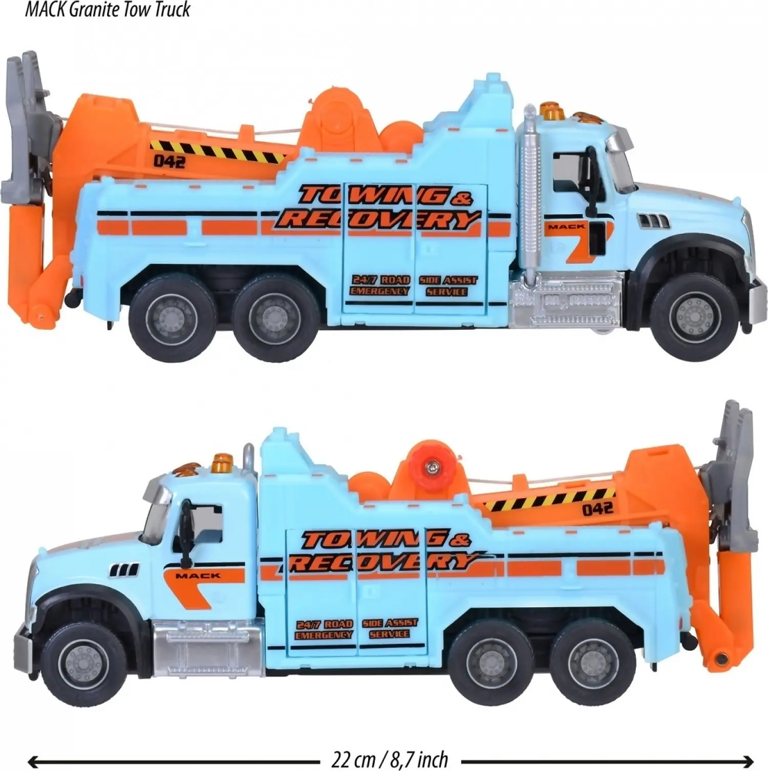 Majorette - Mack Granite Tow Truck