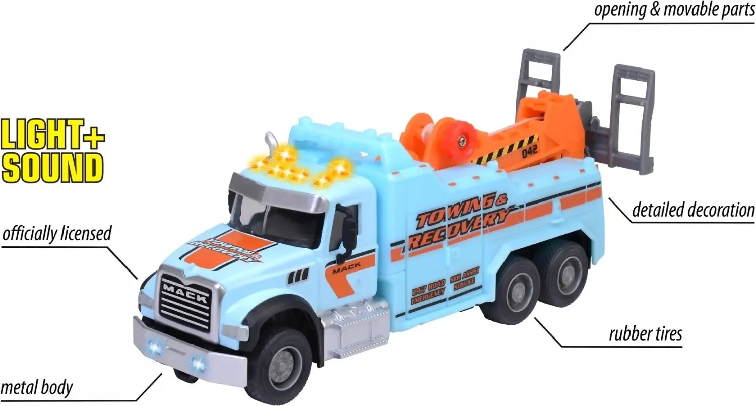 Majorette - Mack Granite Tow Truck