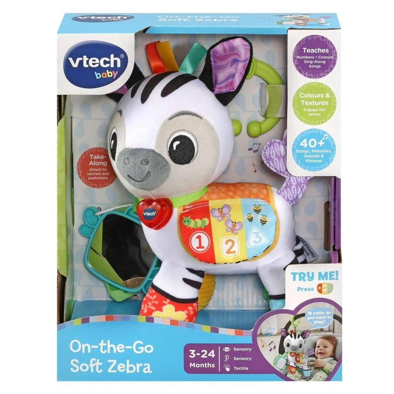 VTech - On The Go Soft Zebra