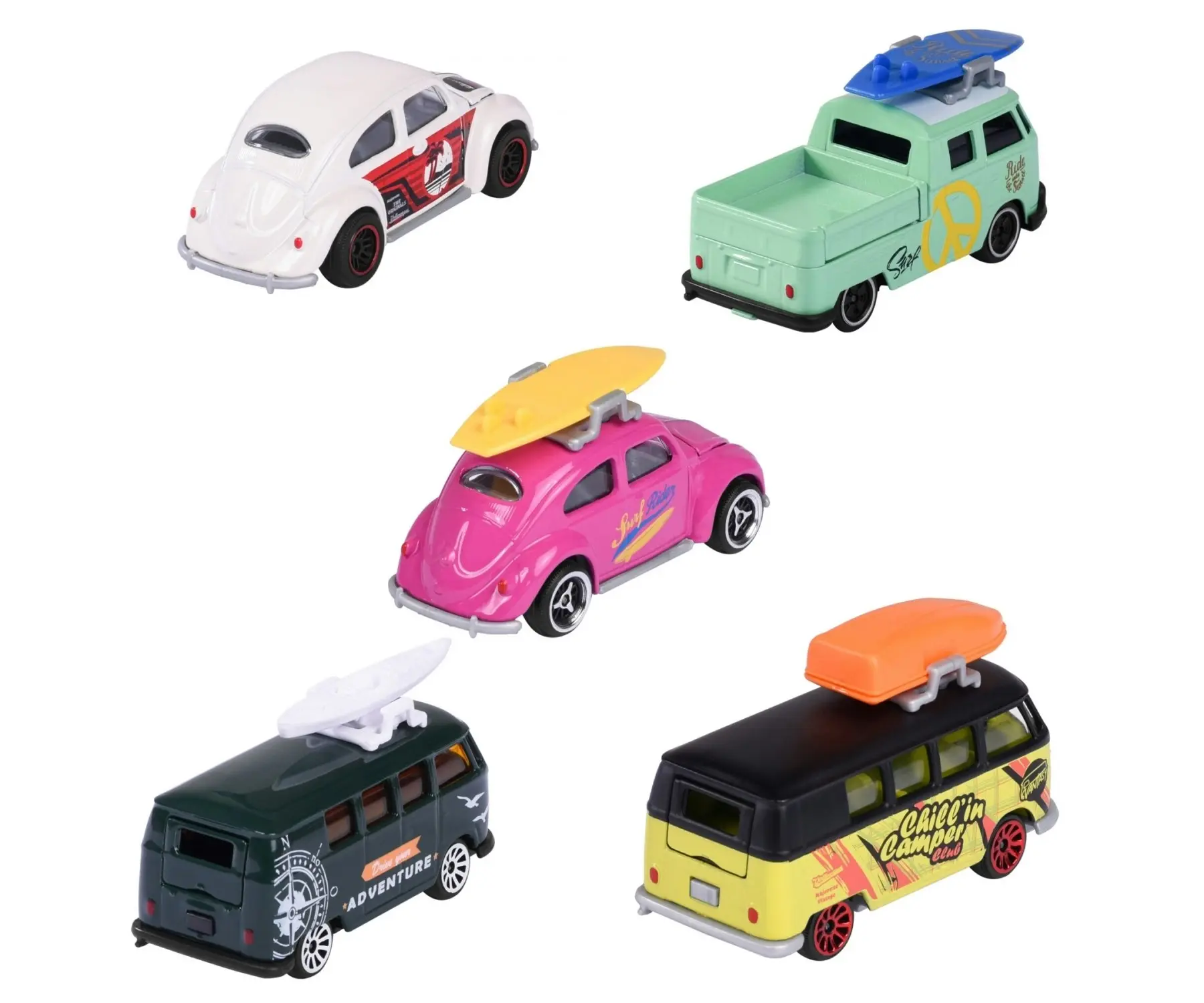 Majorette - Vw The Originals 5 Pieces Pack