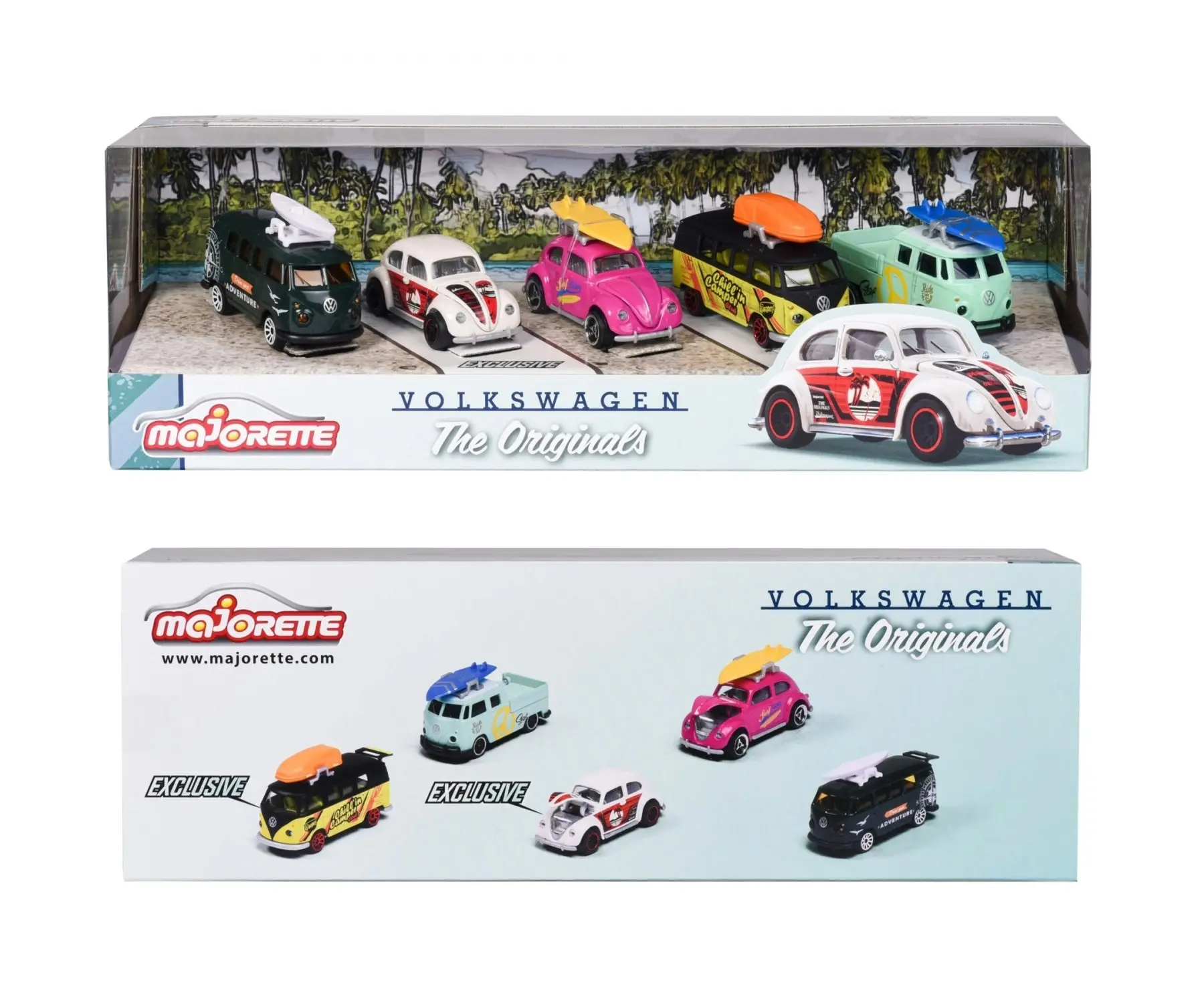 Majorette - Vw The Originals 5 Pieces Pack