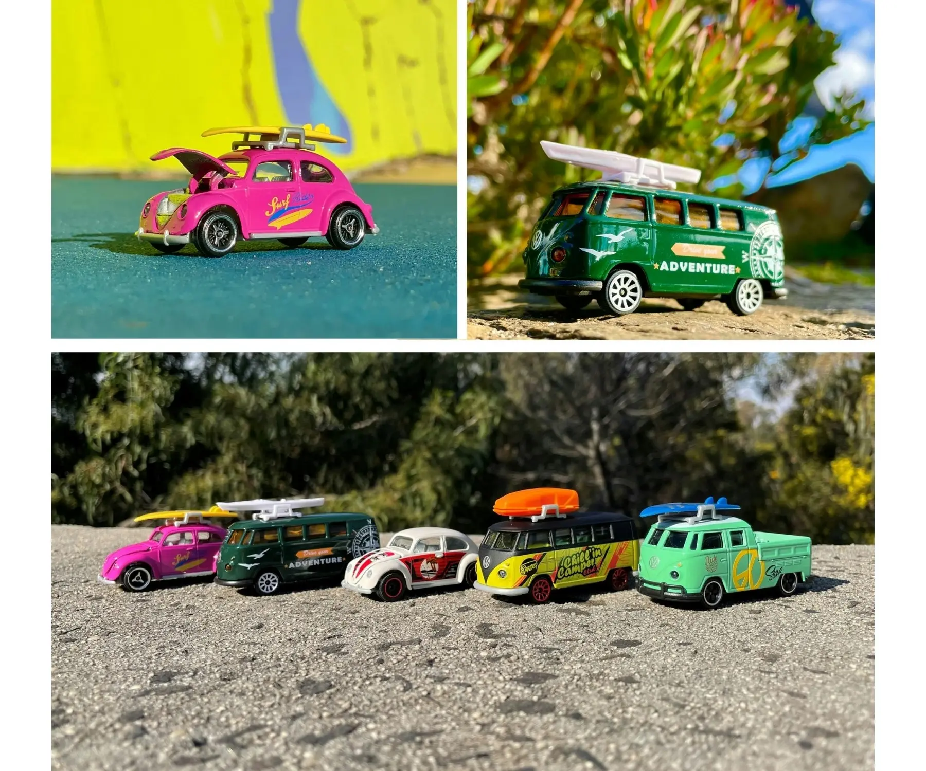 Majorette - Vw The Originals 5 Pieces Pack