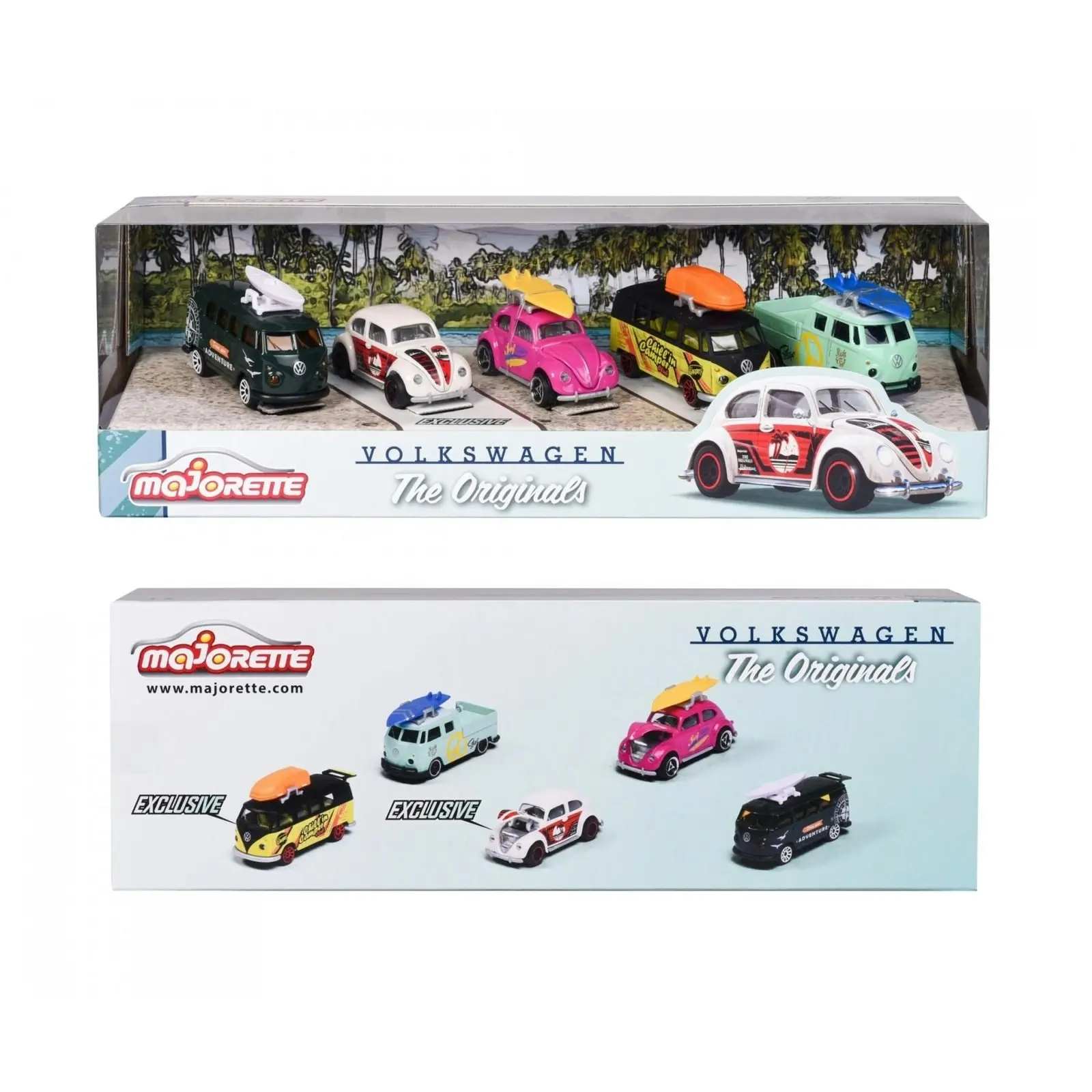 Majorette - Vw The Originals 5 Pieces Pack