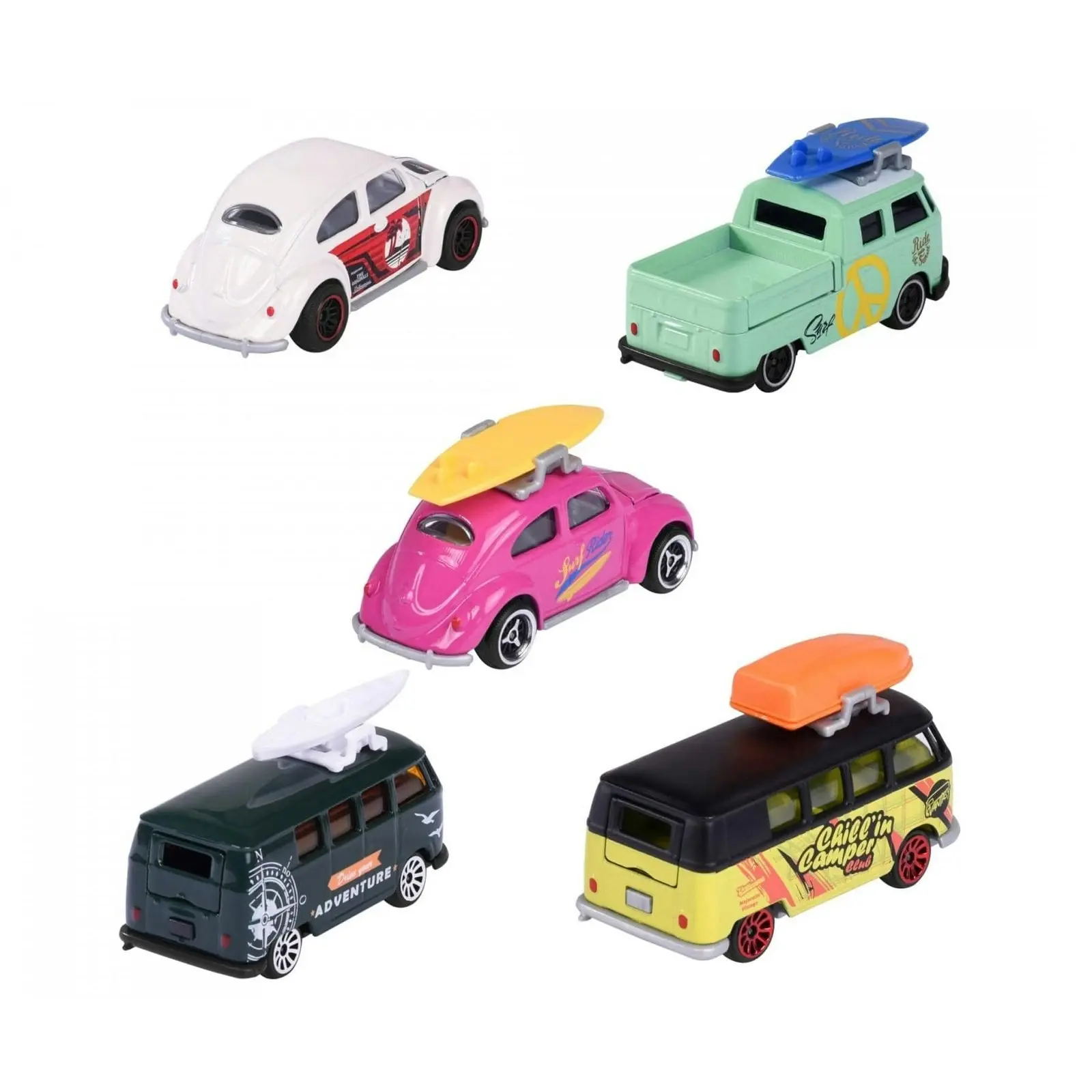 Majorette - Vw The Originals 5 Pieces Pack