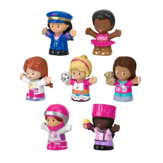 Barbie You Can Be Anything Figure Pack By Little People 7 Toys Figure Pk