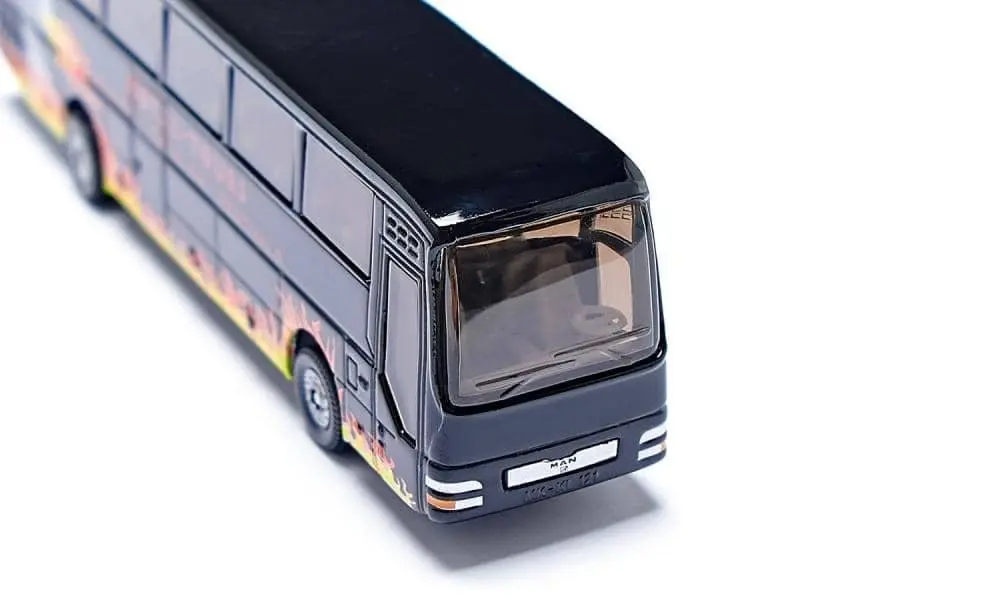 Siku - Man Coach Bus  Rail Die-Cast Model