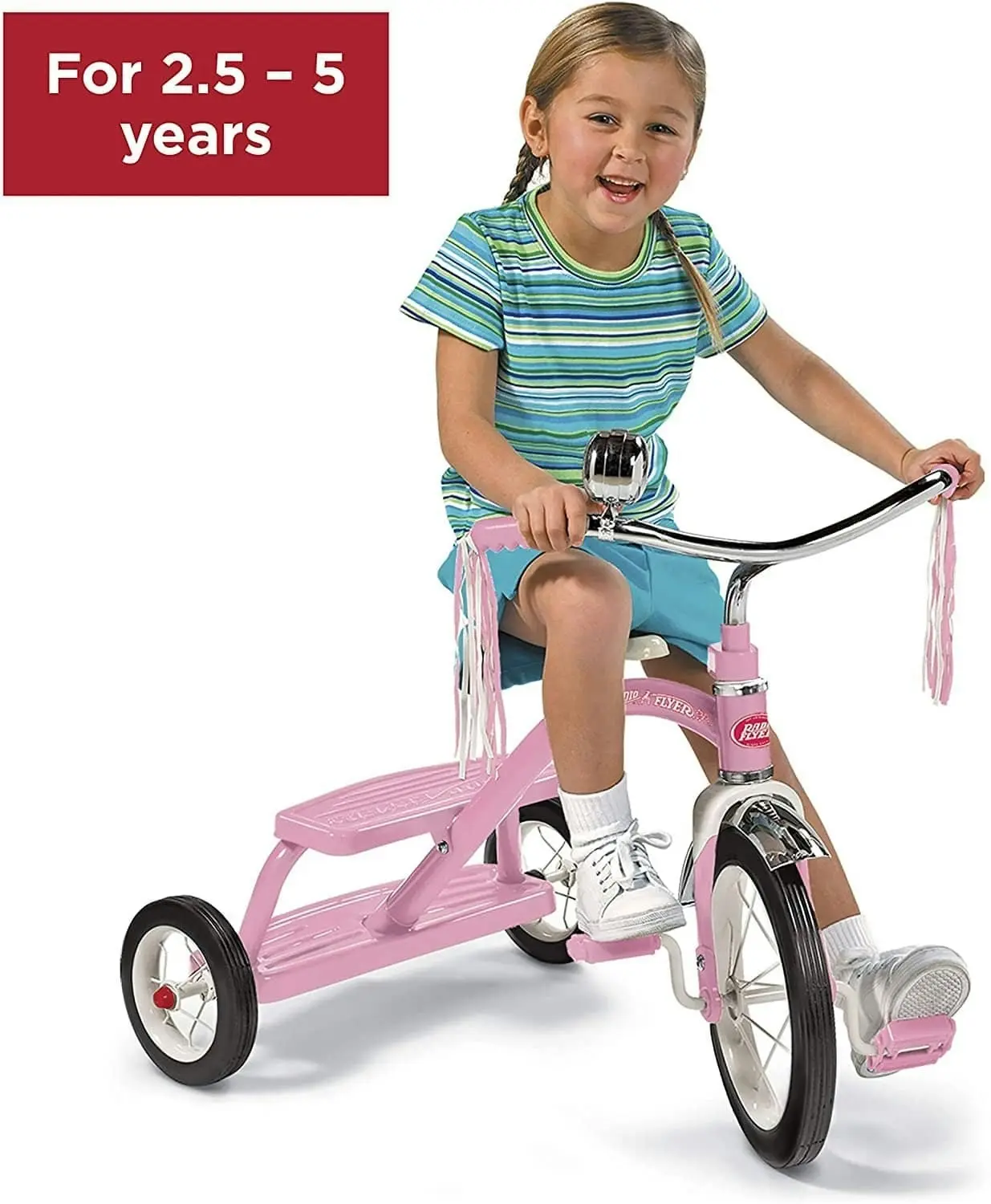 Radio Flyer - Classic Pink Dual Deck Tricycle