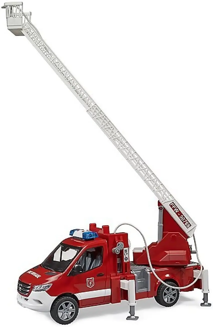 Bruder - Mercedes Benz Sprinter Fire Engine With Slewing Ladder And Water Pump 1:16 Scale