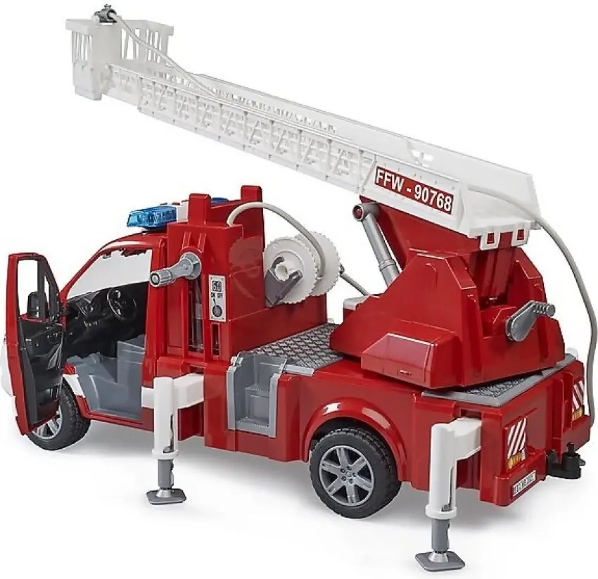 Bruder - Mercedes Benz Sprinter Fire Engine With Slewing Ladder And Water Pump 1:16 Scale