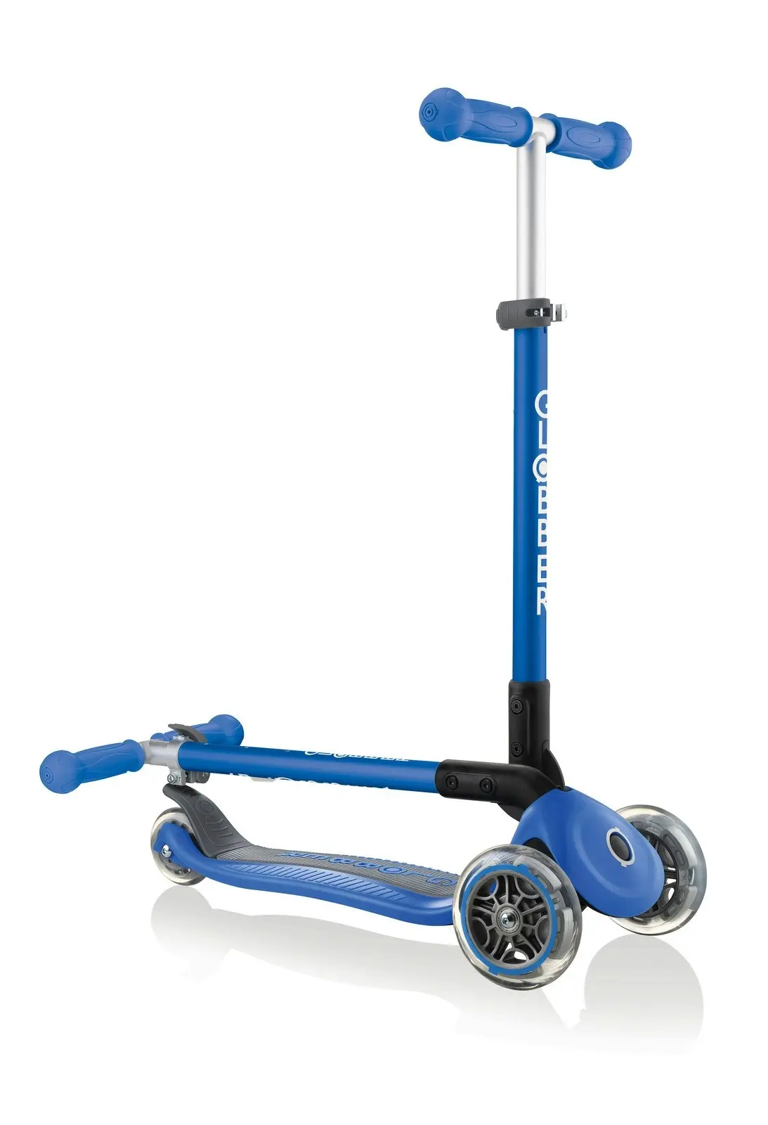 Globber Primo Foldable Scooter - Navy Blue