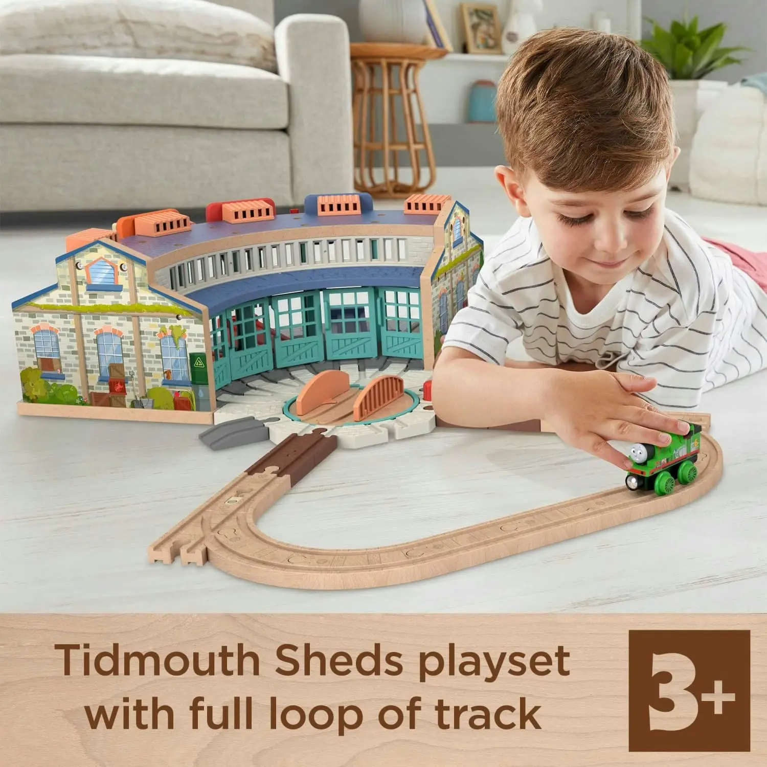 Thomas & Friends Wooden Railway Tidmouth Sheds Starter Train Set