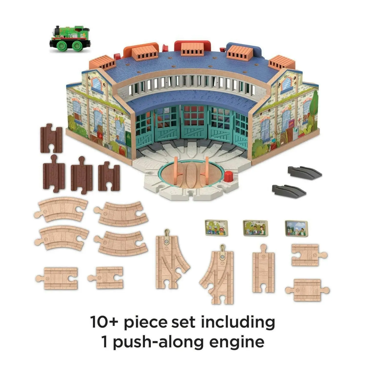 Thomas & Friends Wooden Railway Tidmouth Sheds Starter Train Set