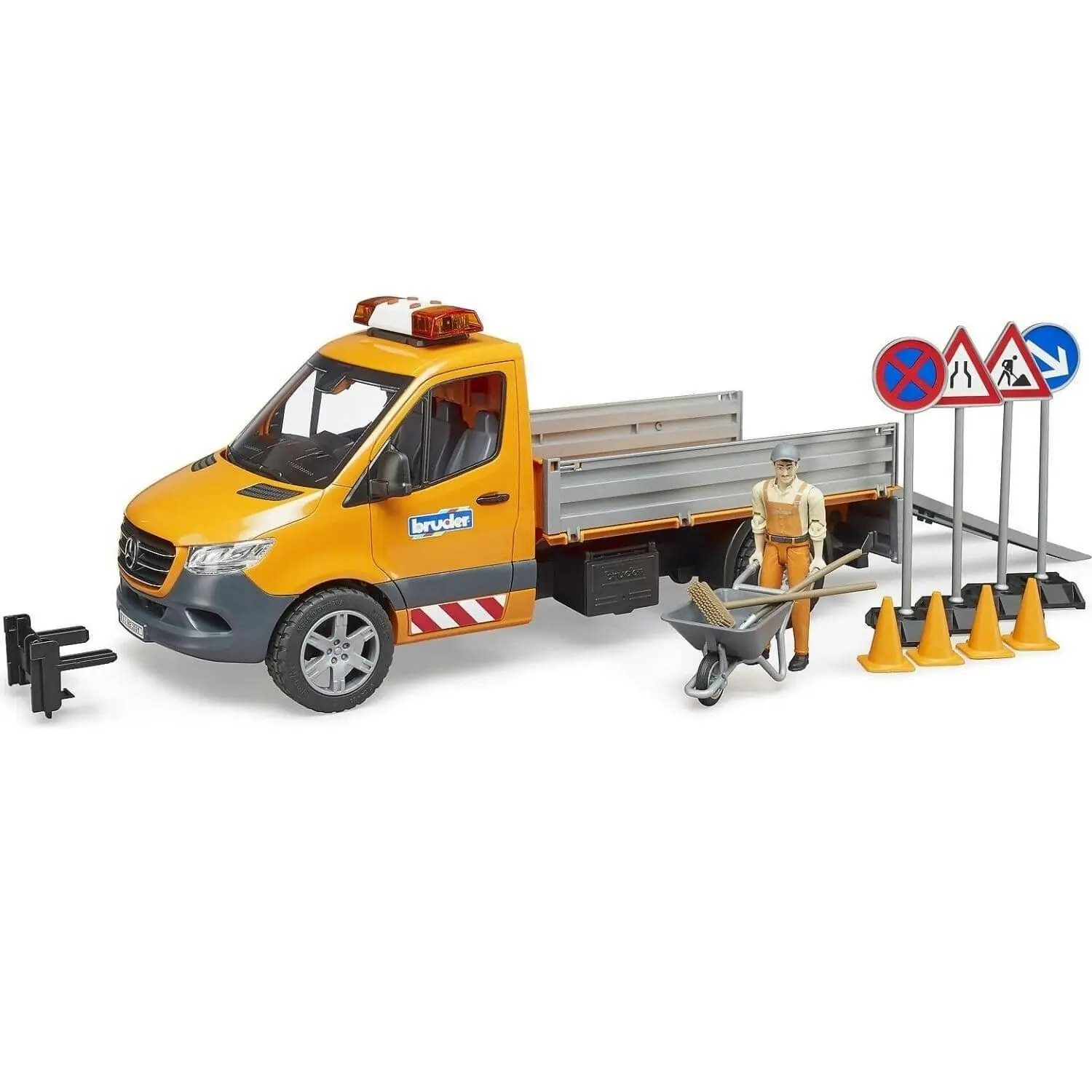 Bruder - Mercedes-benz Sprinter Municipal Vehicle Including Light And Sound Module Driver And Accessories 1:16 Scale