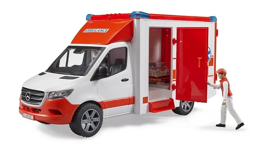 Bruder - Mercedes Benz Sprinter Ambulance With Driver 1:16 Scale