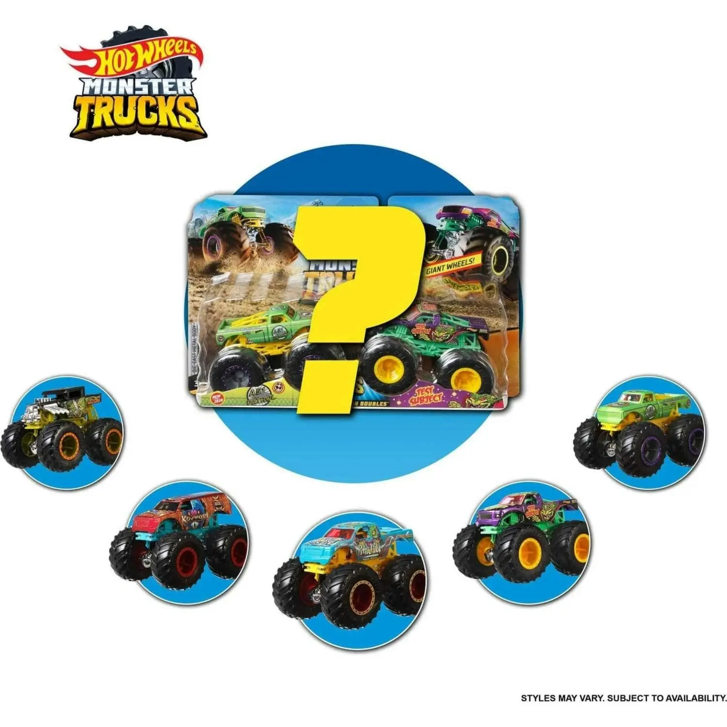 Hot Wheels® - Monster Trucks 1:64 Scale 2-packs