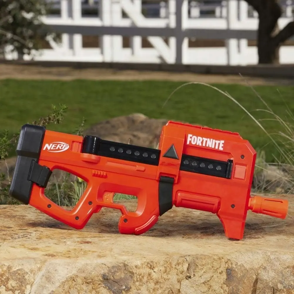 Nerf Fortnite Compact Smg Motorized Dart Blaster Ultra Red Wrap 8-dart Internal Clip Includes 8 Nerf Elite Foam Darts Hasbro