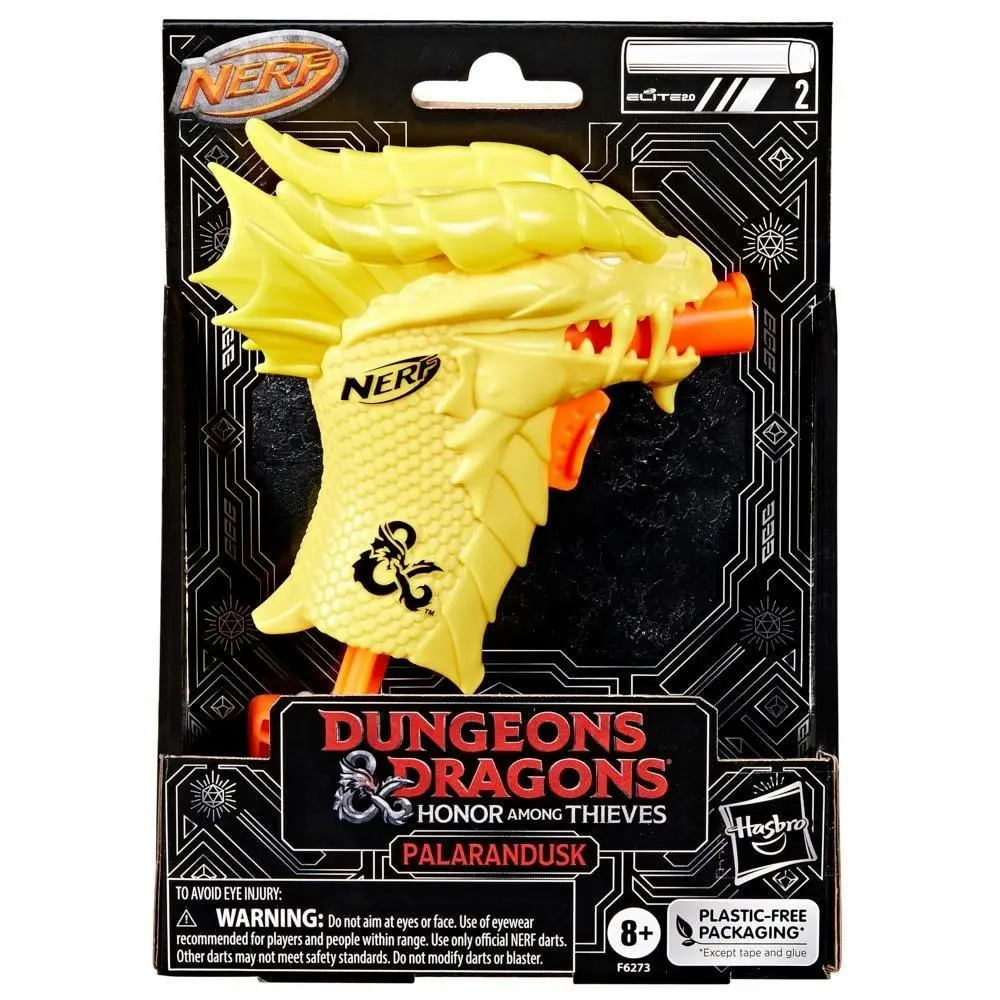 Nerf Microshots Dungeons & Dragons Palarandusk Blaster And 2 Nerf Elite 2.0 Darts