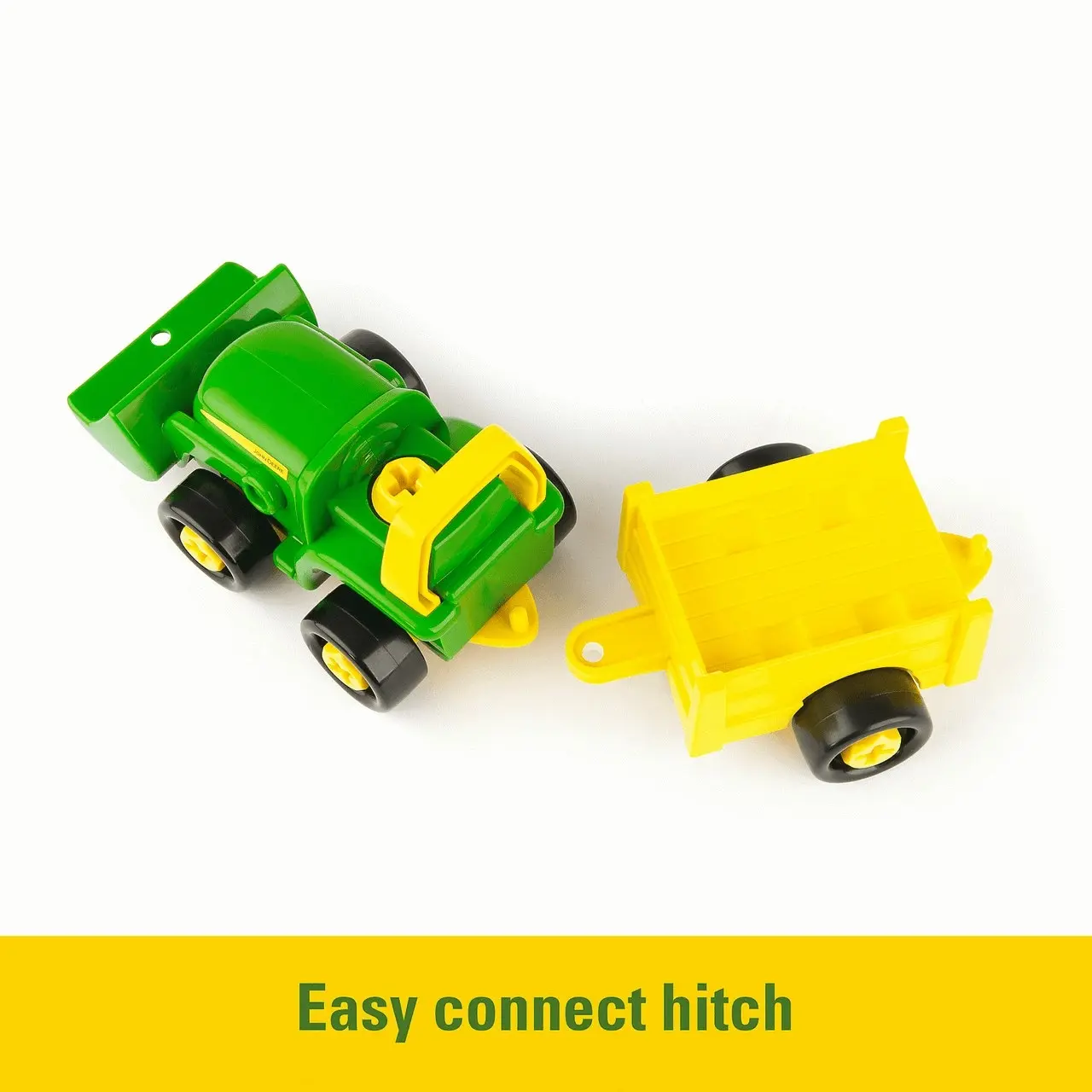 John Deere - Build-a-Buddy Bonnie Scoop Tractor with Wagon Cow and Screwdriver