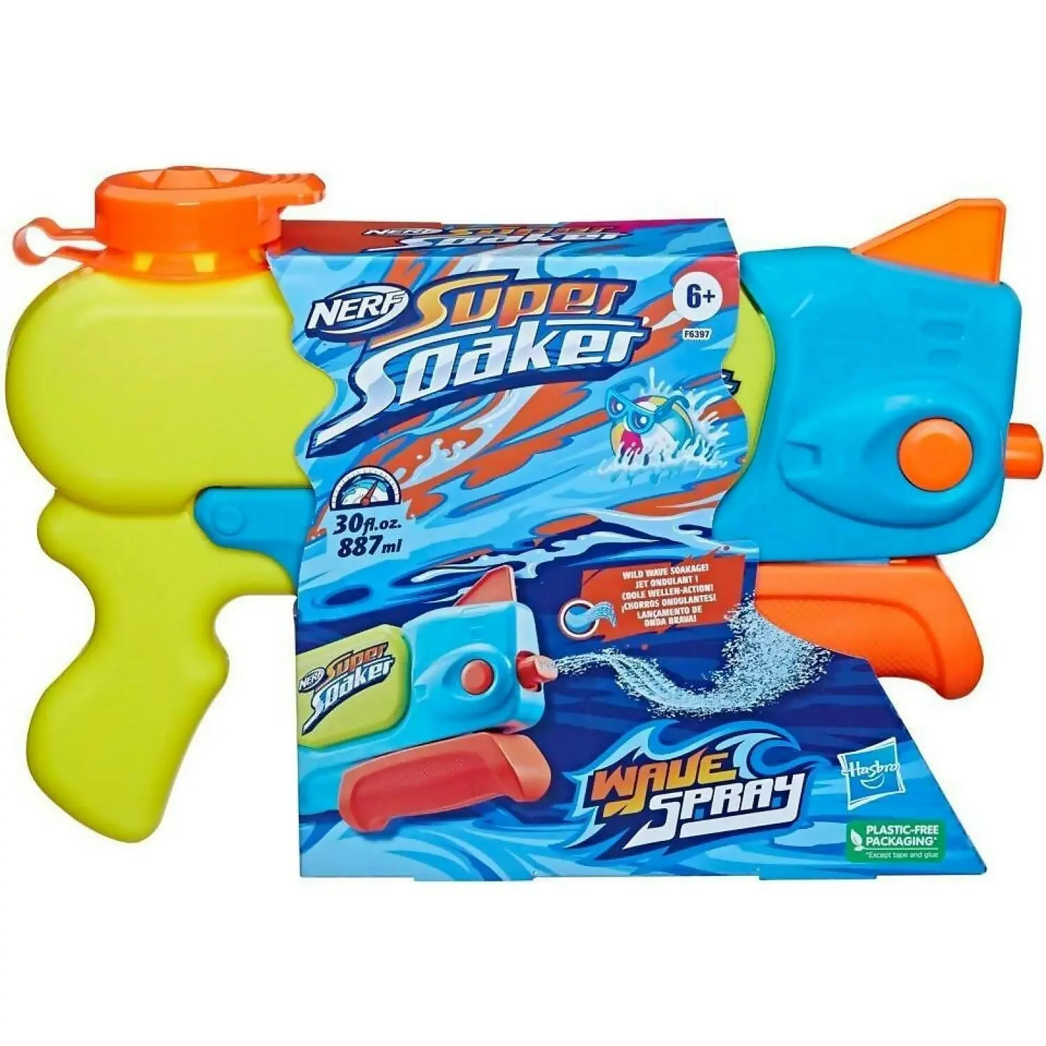 Nerf - Super Soaker Wave Spray Water Blaster - Hasbro