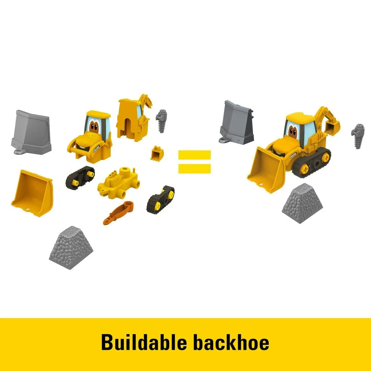 John Deere - Build-A-Buddy Construction Backhoe Loader