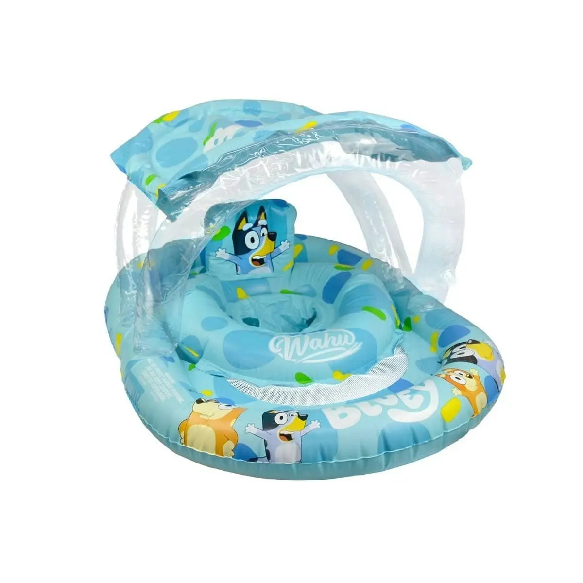 Wahu - Bluey Inflatable Ring With Seat And Canopy