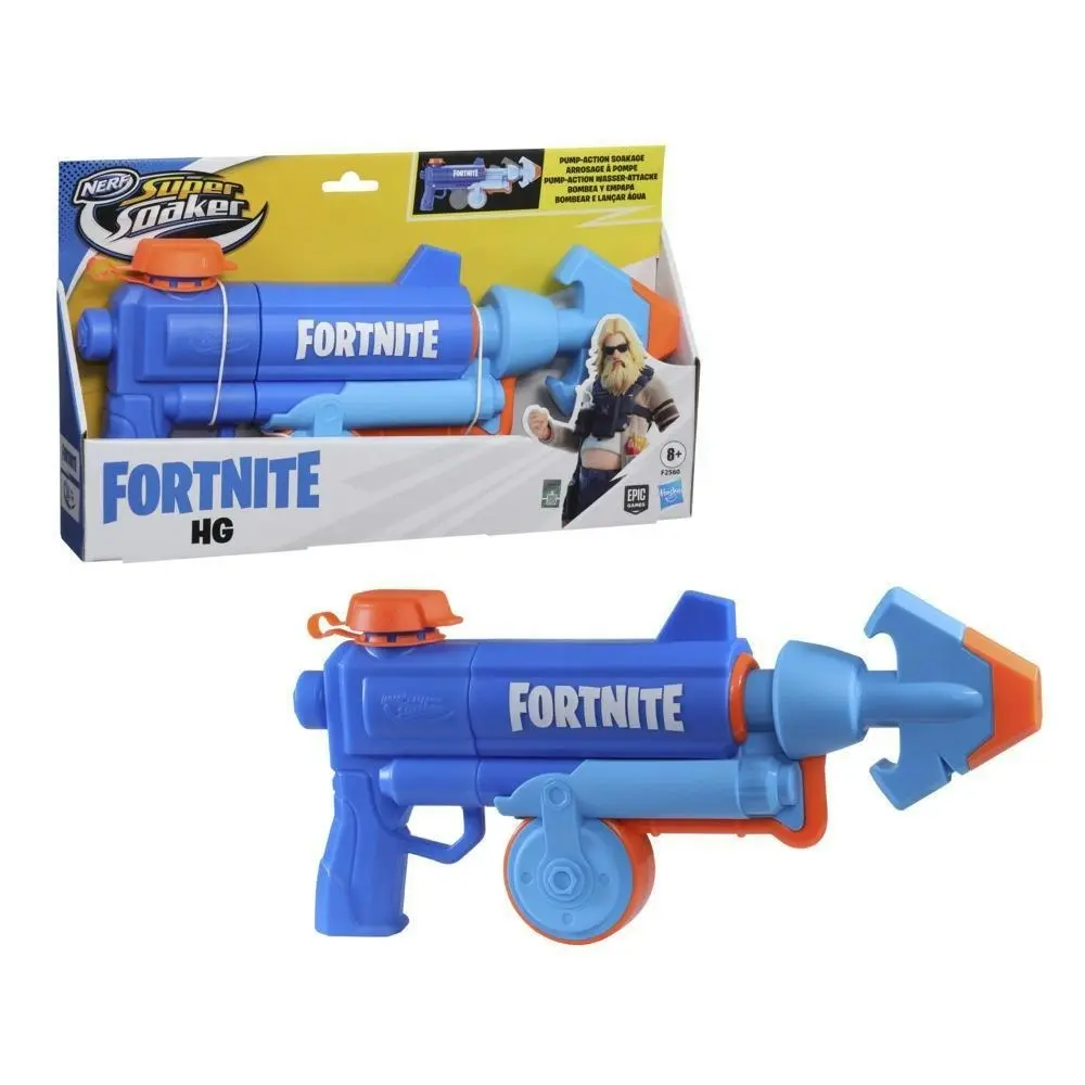 Nerf Super Soaker Fortnite Hg Water Blaster Pump-action Soakage Hasbro