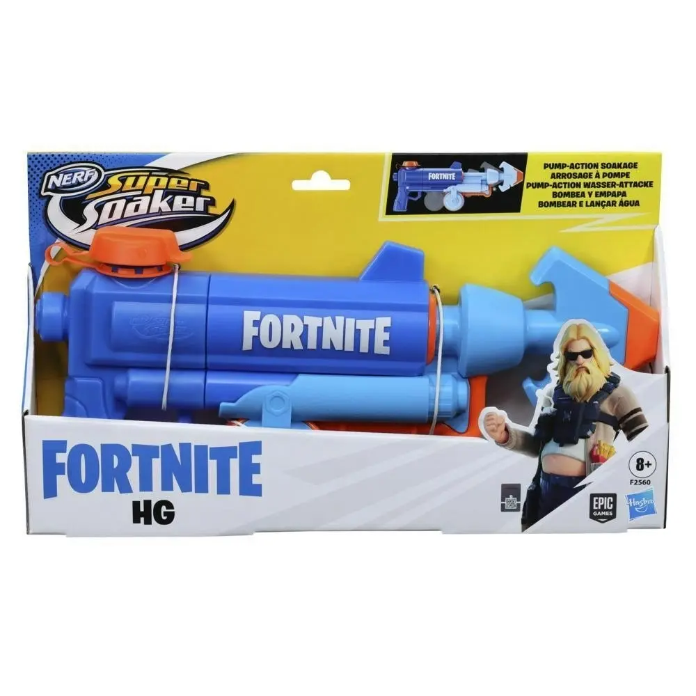 Nerf Super Soaker Fortnite Hg Water Blaster Pump-action Soakage Hasbro