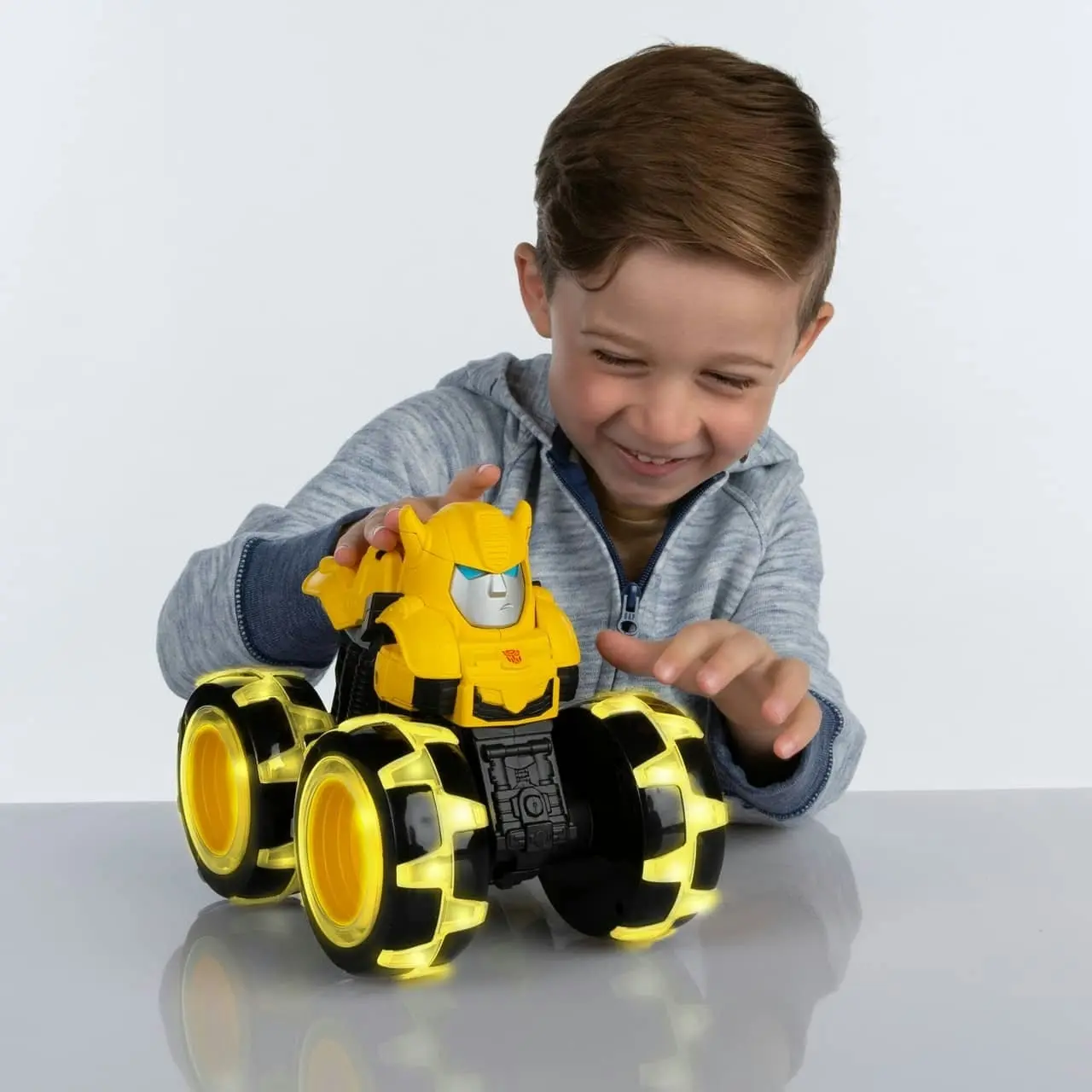 Monster Treads Lightning Wheels Bumblebee Vehicle