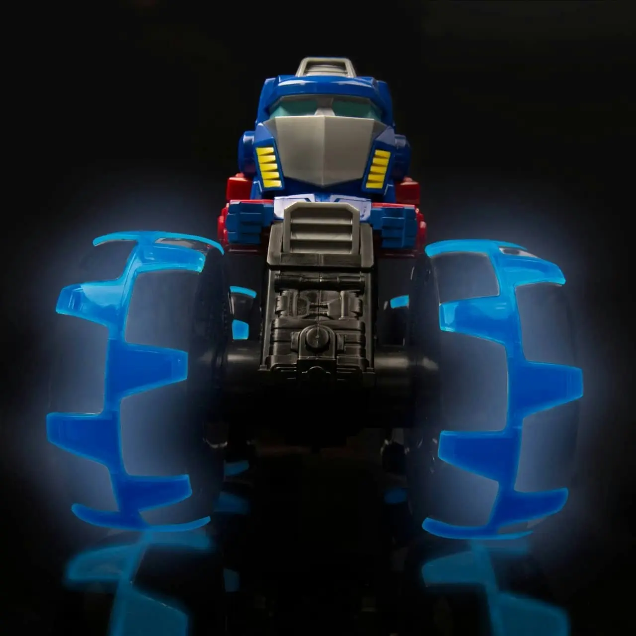 Monster Treads Lightning Wheels Optimus Prime Vehicle