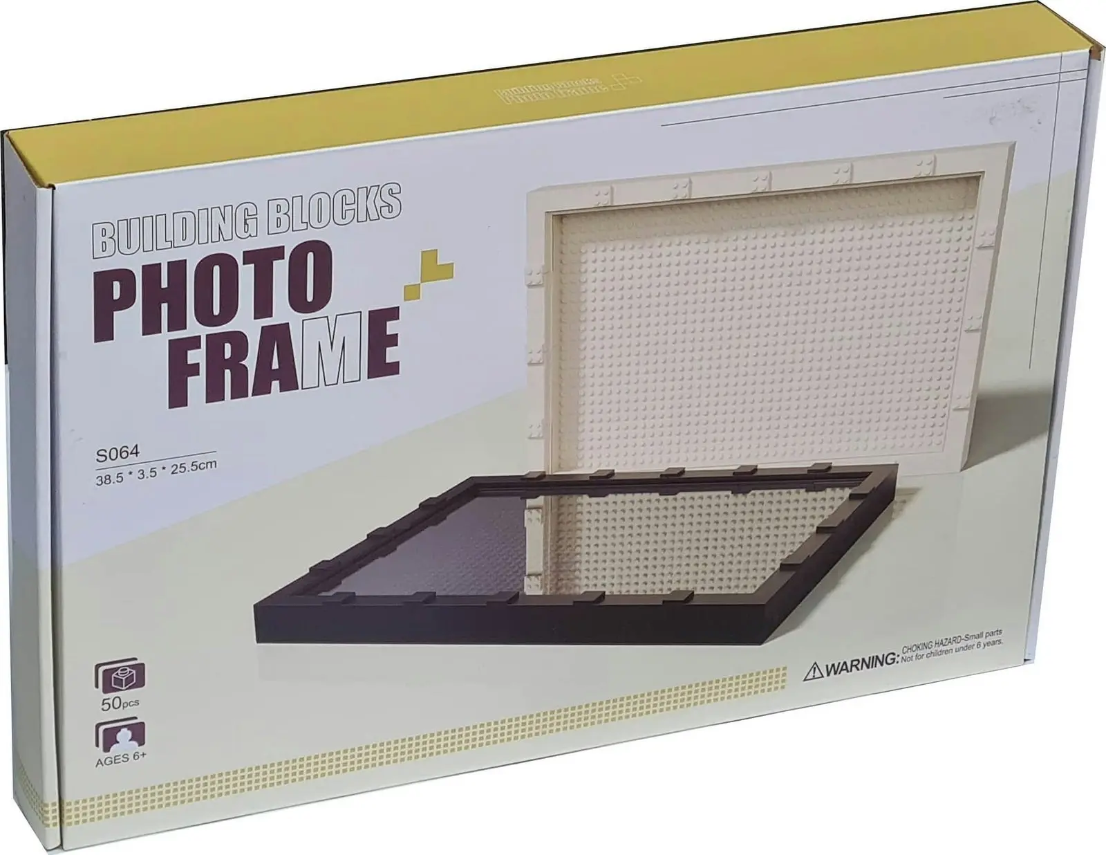 Building Blocks Photo Frame S064 - Cream White