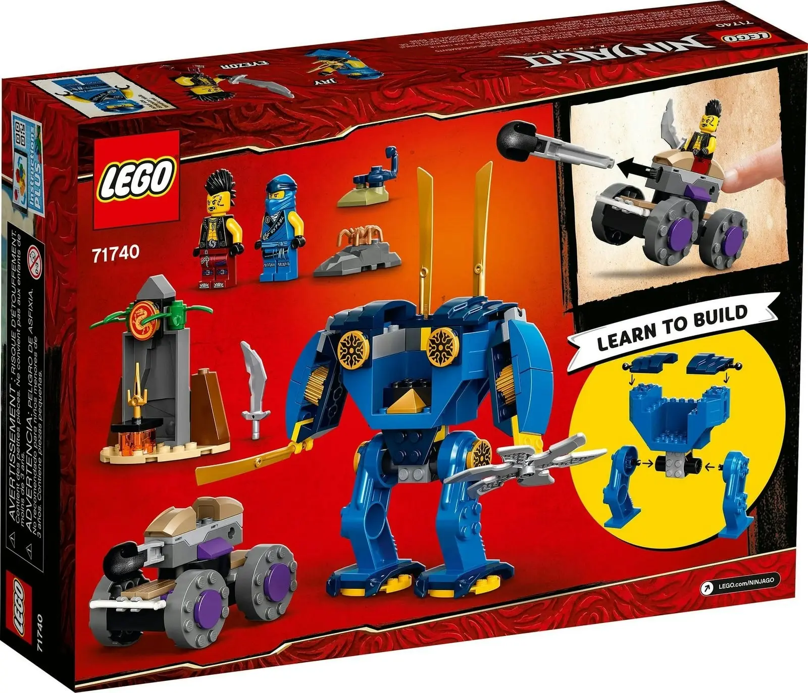 LEGO 71740 Jay' s Electro Mech - NINJAGO  4+