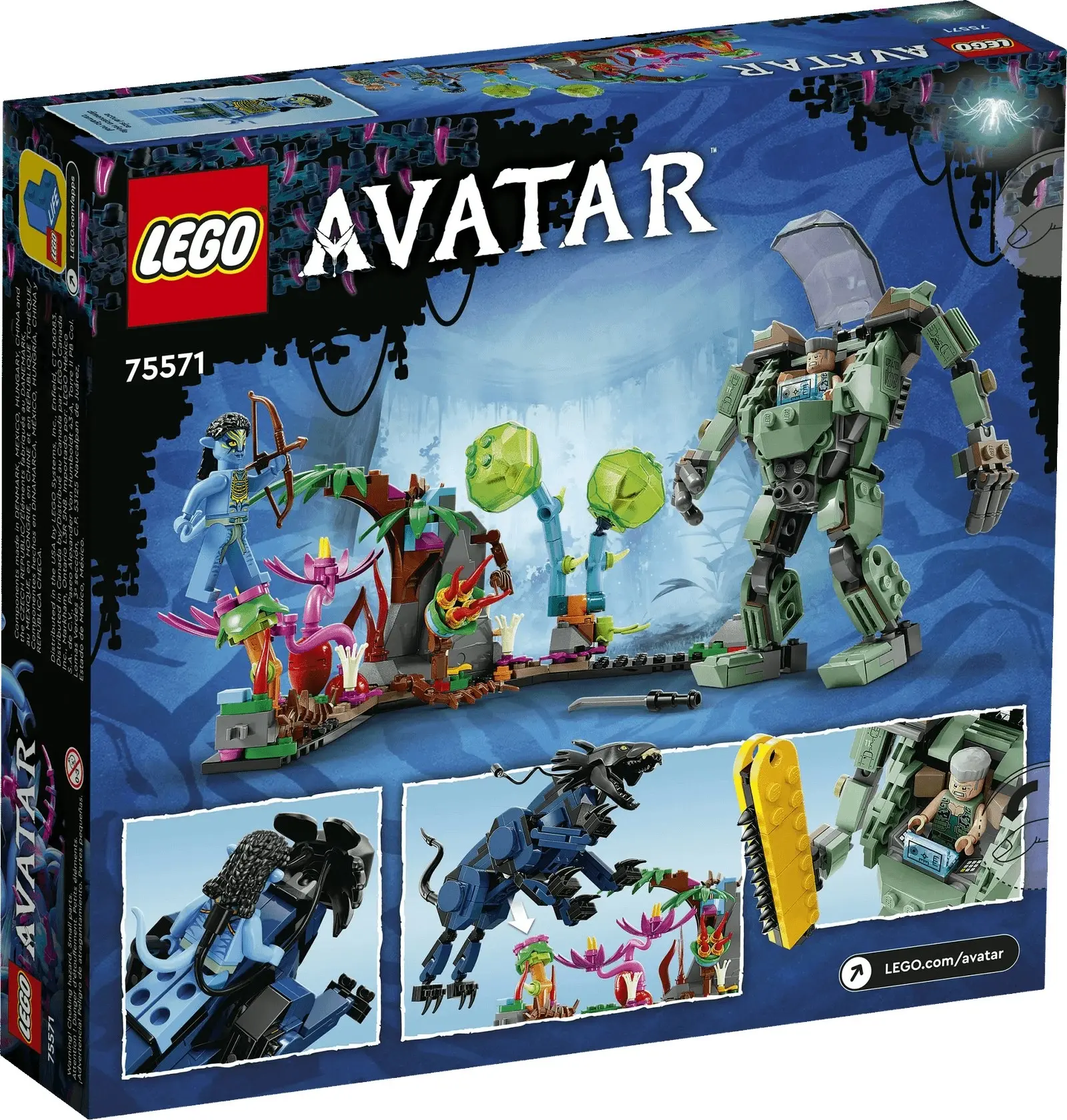 LEGO 75571 Neytiri & Thanator vs. AMP Suit Quaritch - Avatar