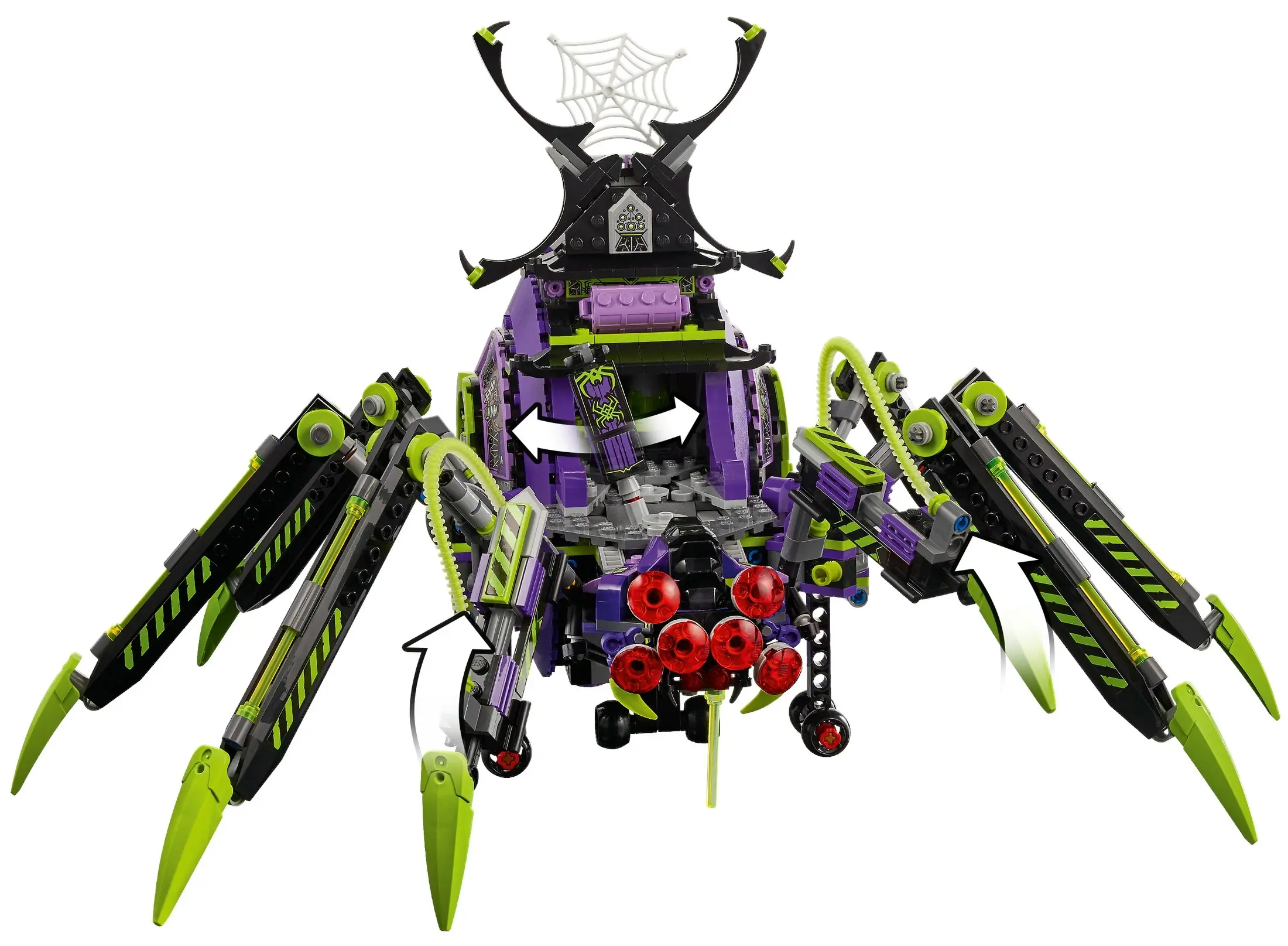 LEGO 80022 Spider Queen's Arachnoid Base - Monkie Kid