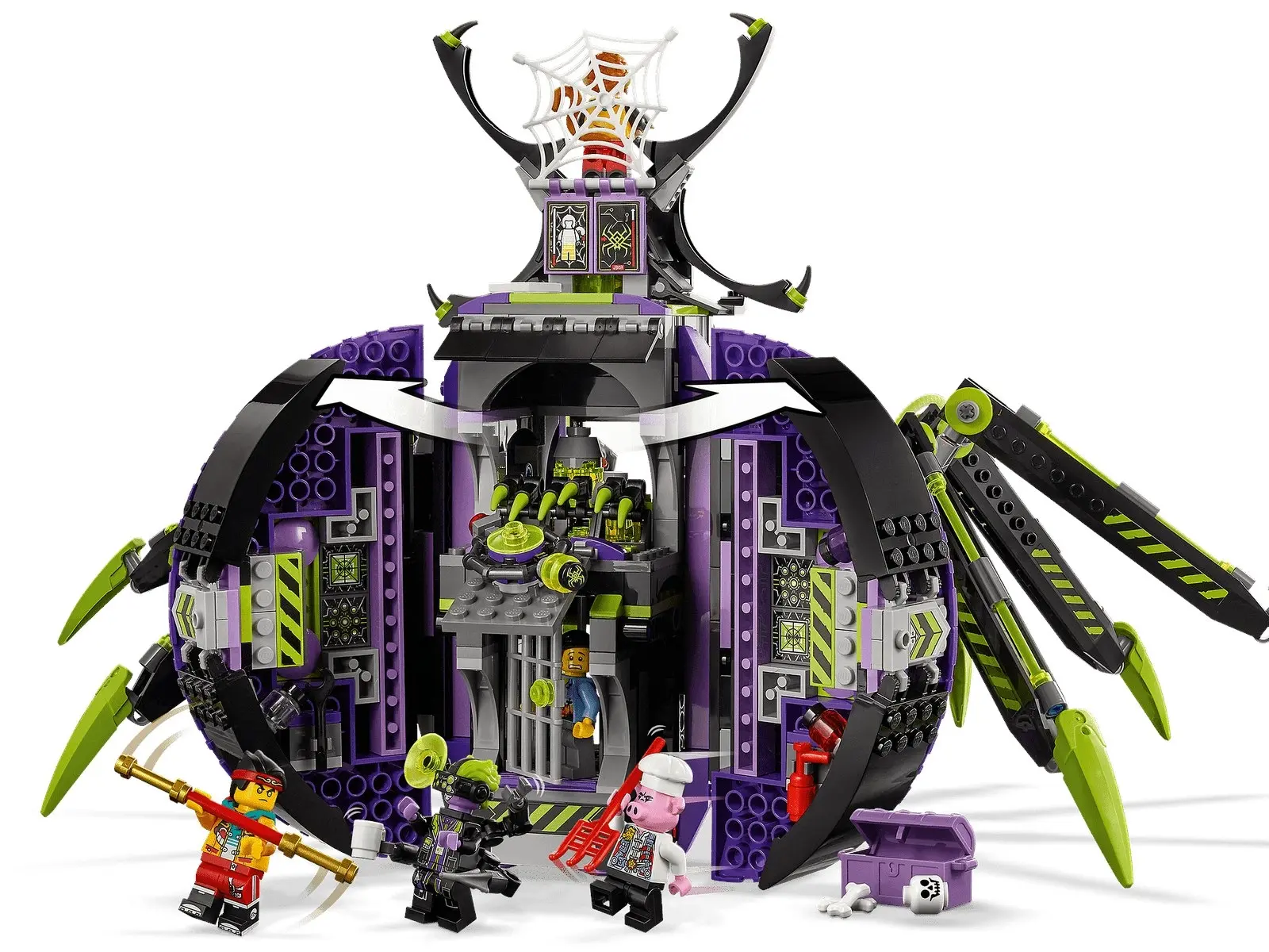 LEGO 80022 Spider Queen's Arachnoid Base - Monkie Kid