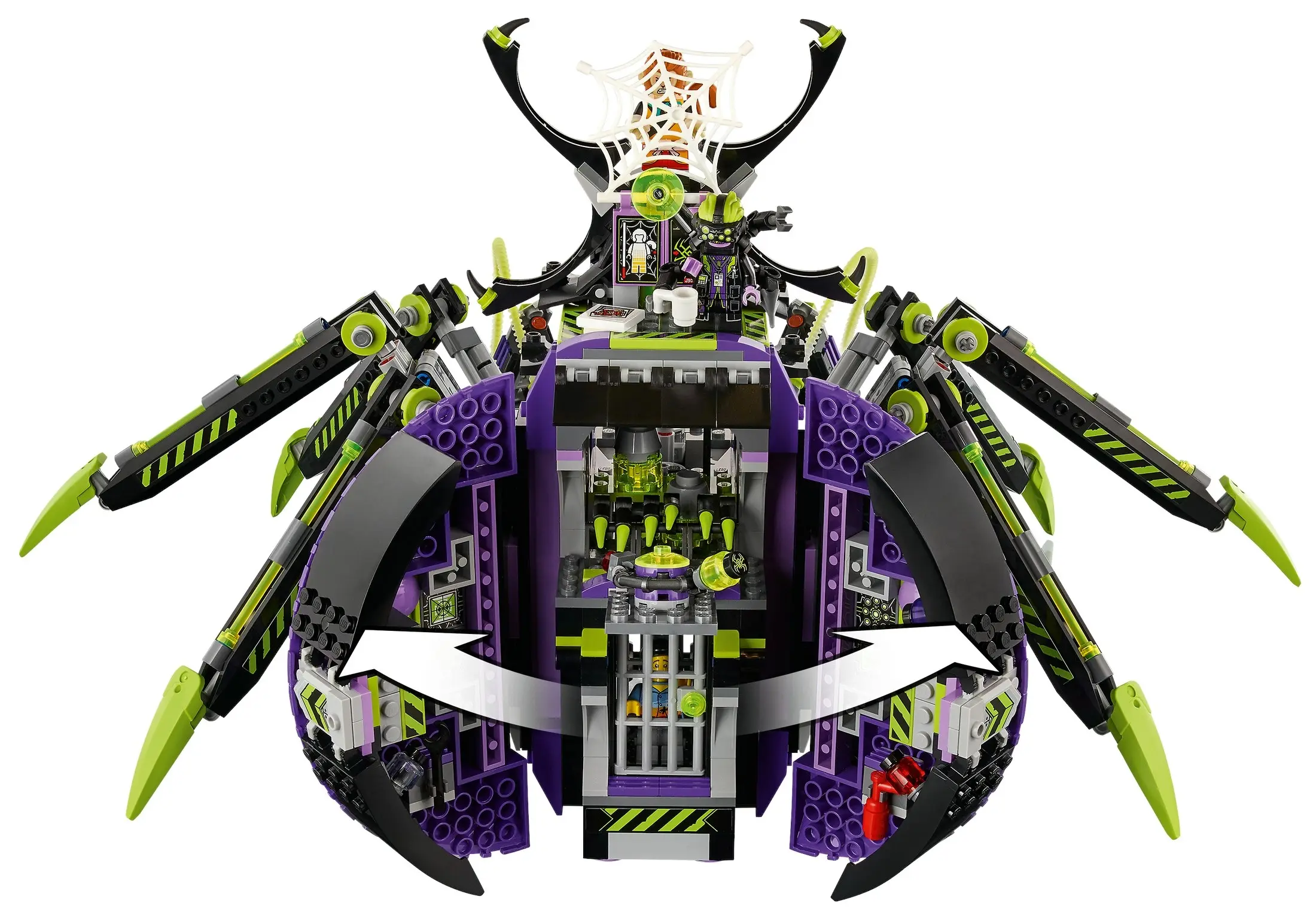 LEGO 80022 Spider Queen's Arachnoid Base - Monkie Kid