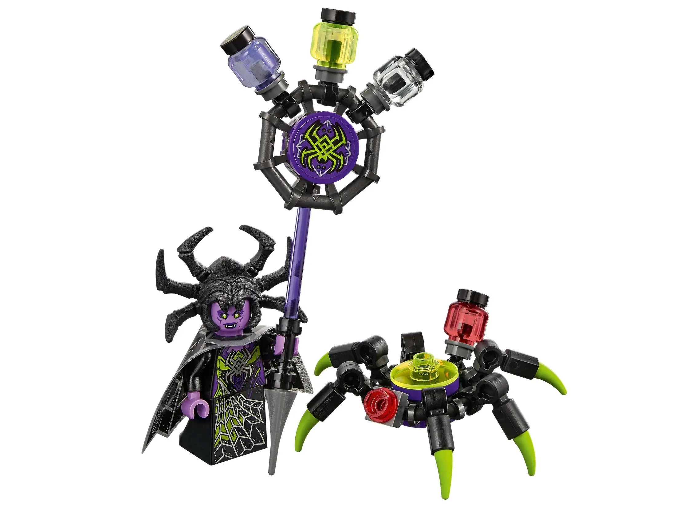 LEGO 80022 Spider Queen's Arachnoid Base - Monkie Kid