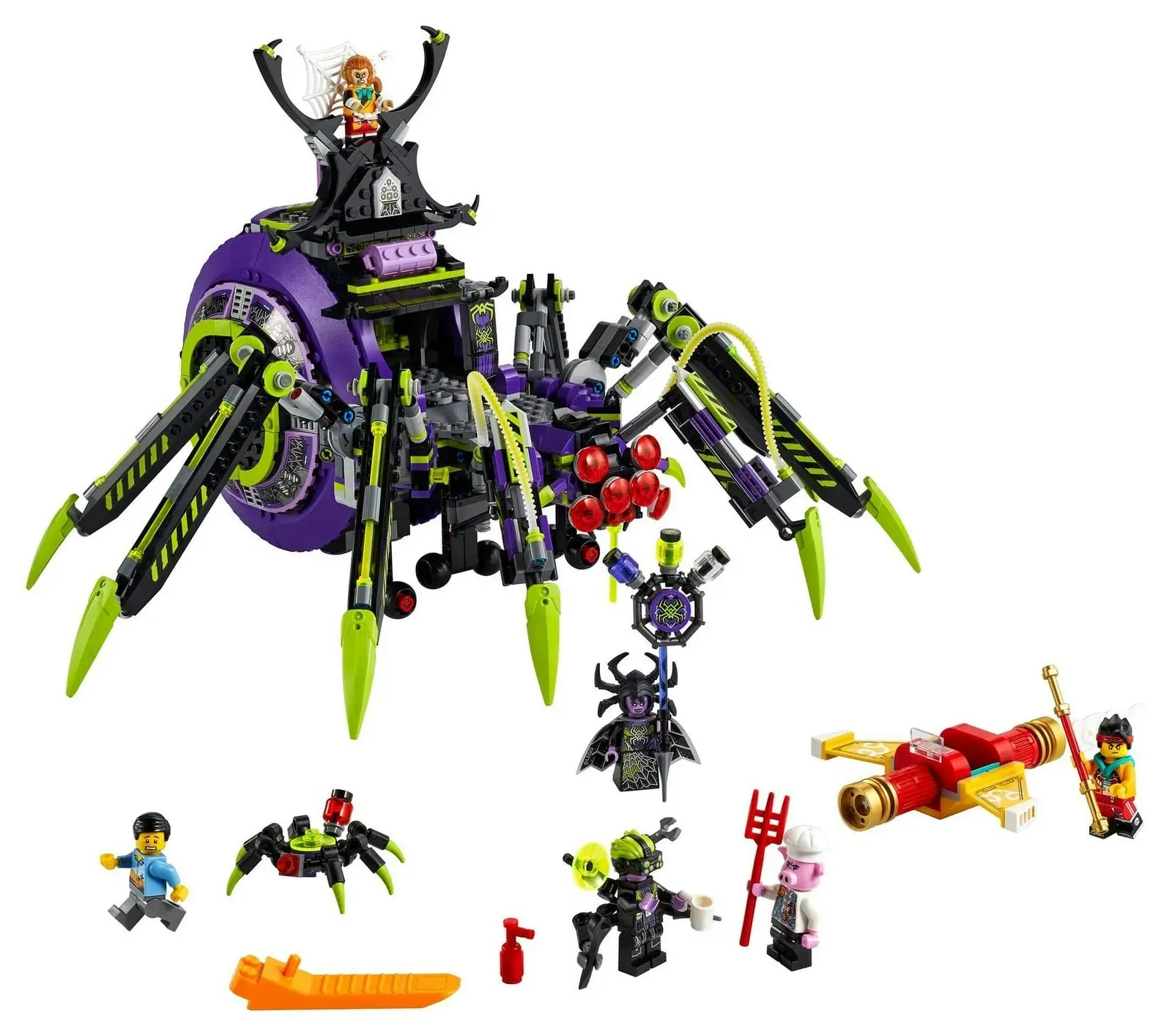 LEGO 80022 Spider Queen's Arachnoid Base - Monkie Kid