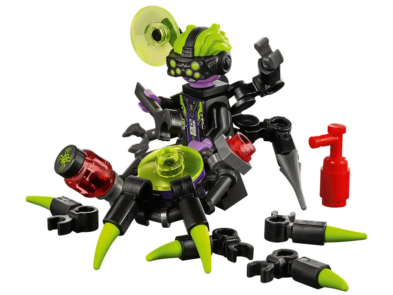 LEGO 80022 Spider Queen's Arachnoid Base - Monkie Kid