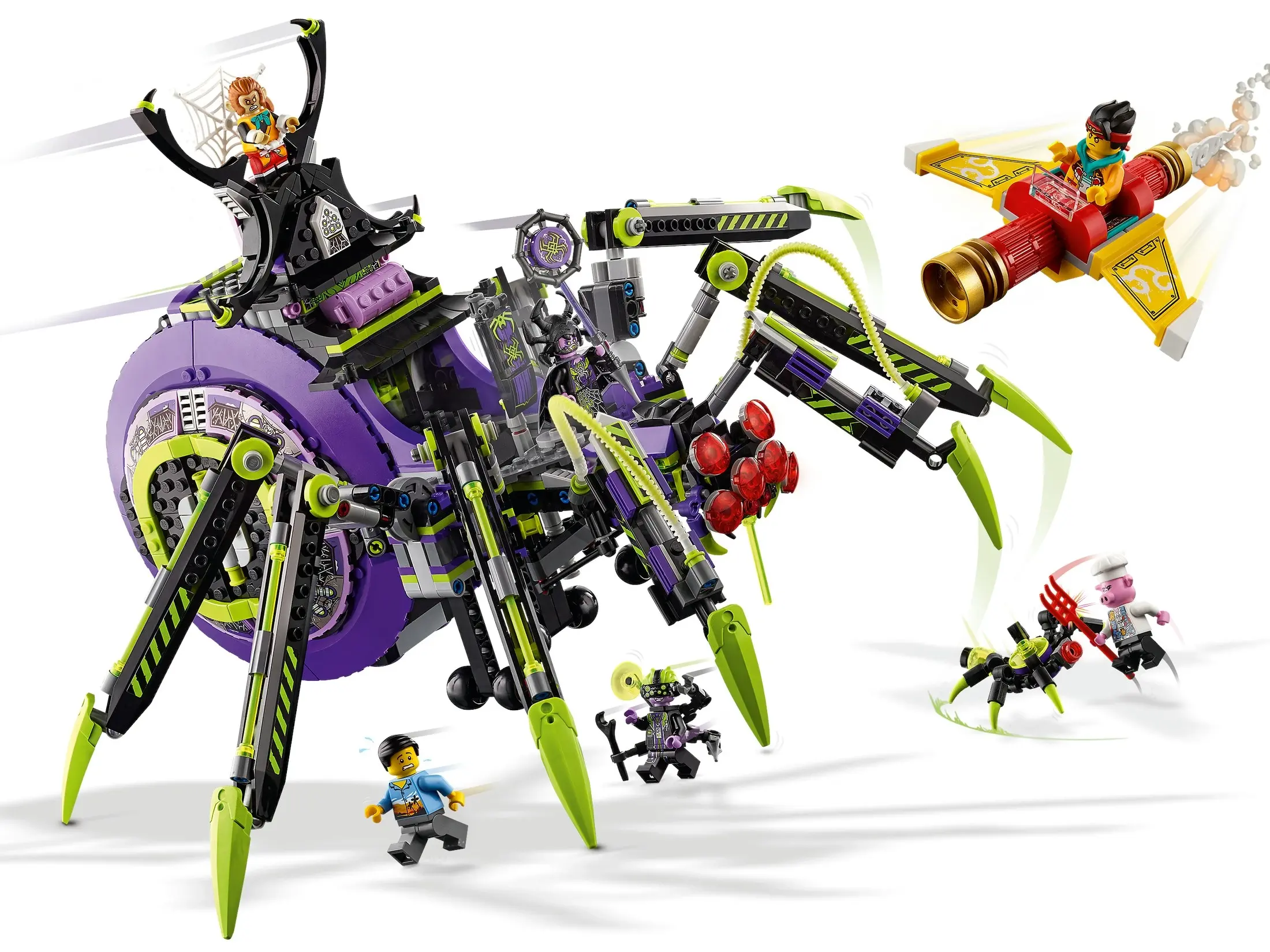 LEGO 80022 Spider Queen's Arachnoid Base - Monkie Kid