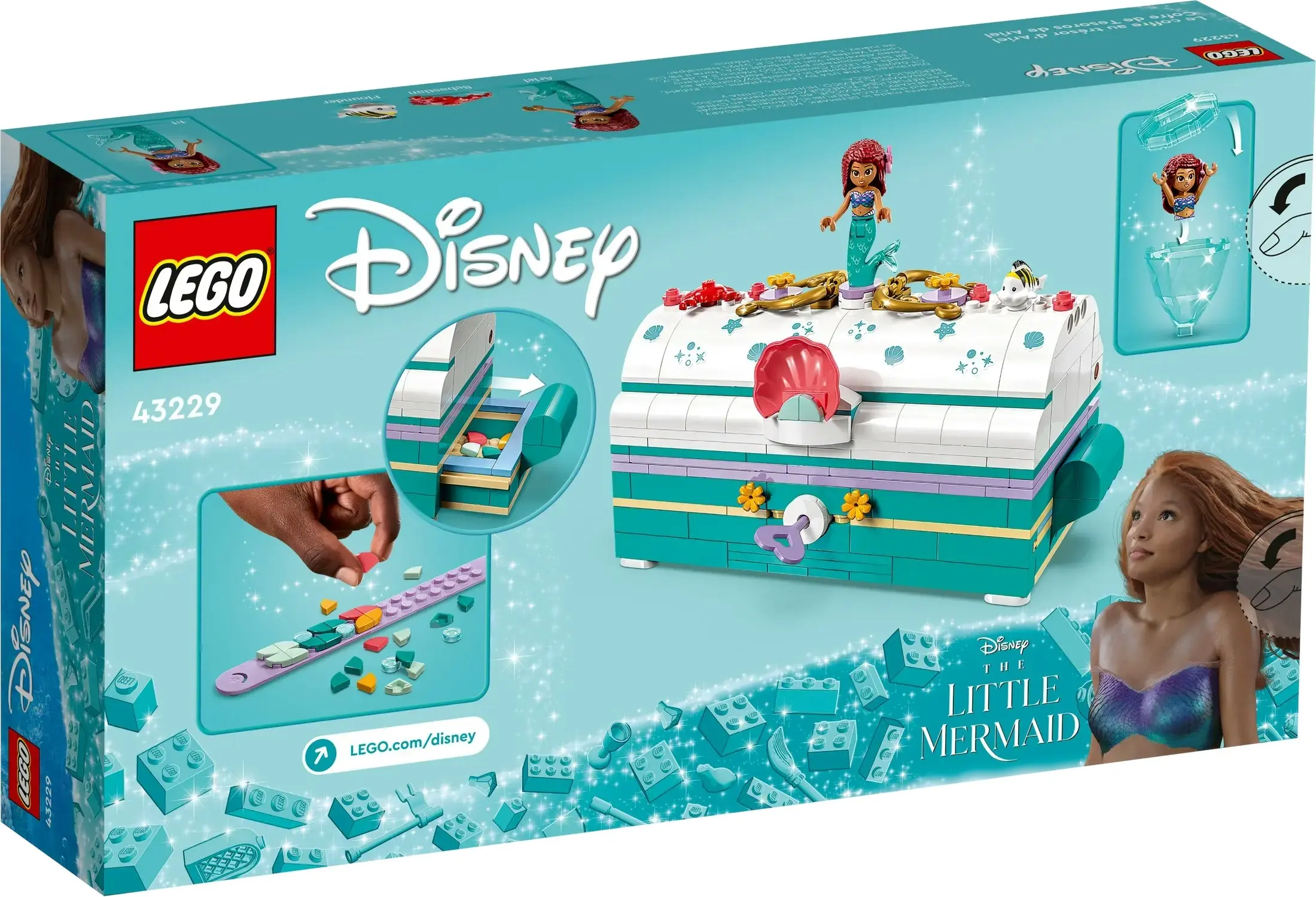 LEGO 43229 Ariel's Treasure Chest - Disney Princess