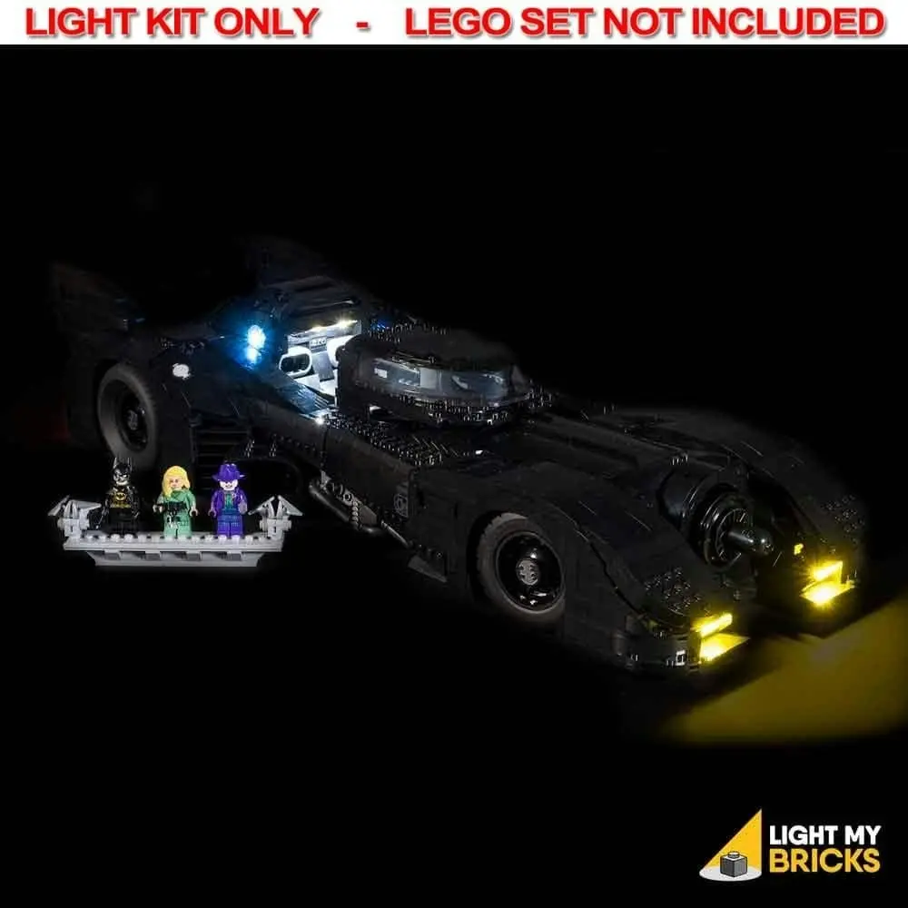 Light My Bricks - LIGHT KIT for LEGO 1989 Batmobile 76139